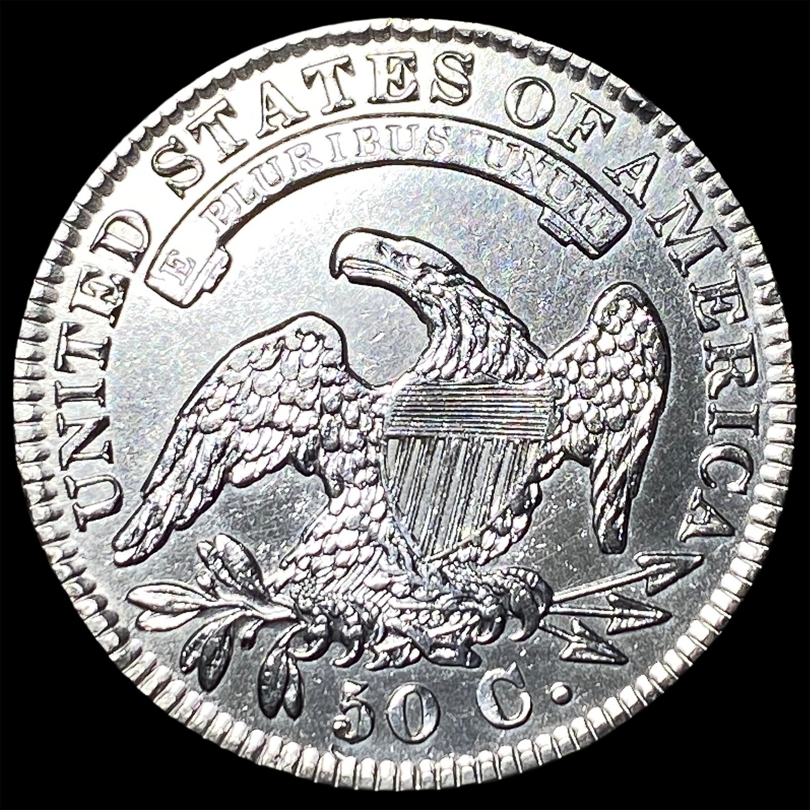 1832 Capped Bust Half Dollar UNCIRCULATED - 2