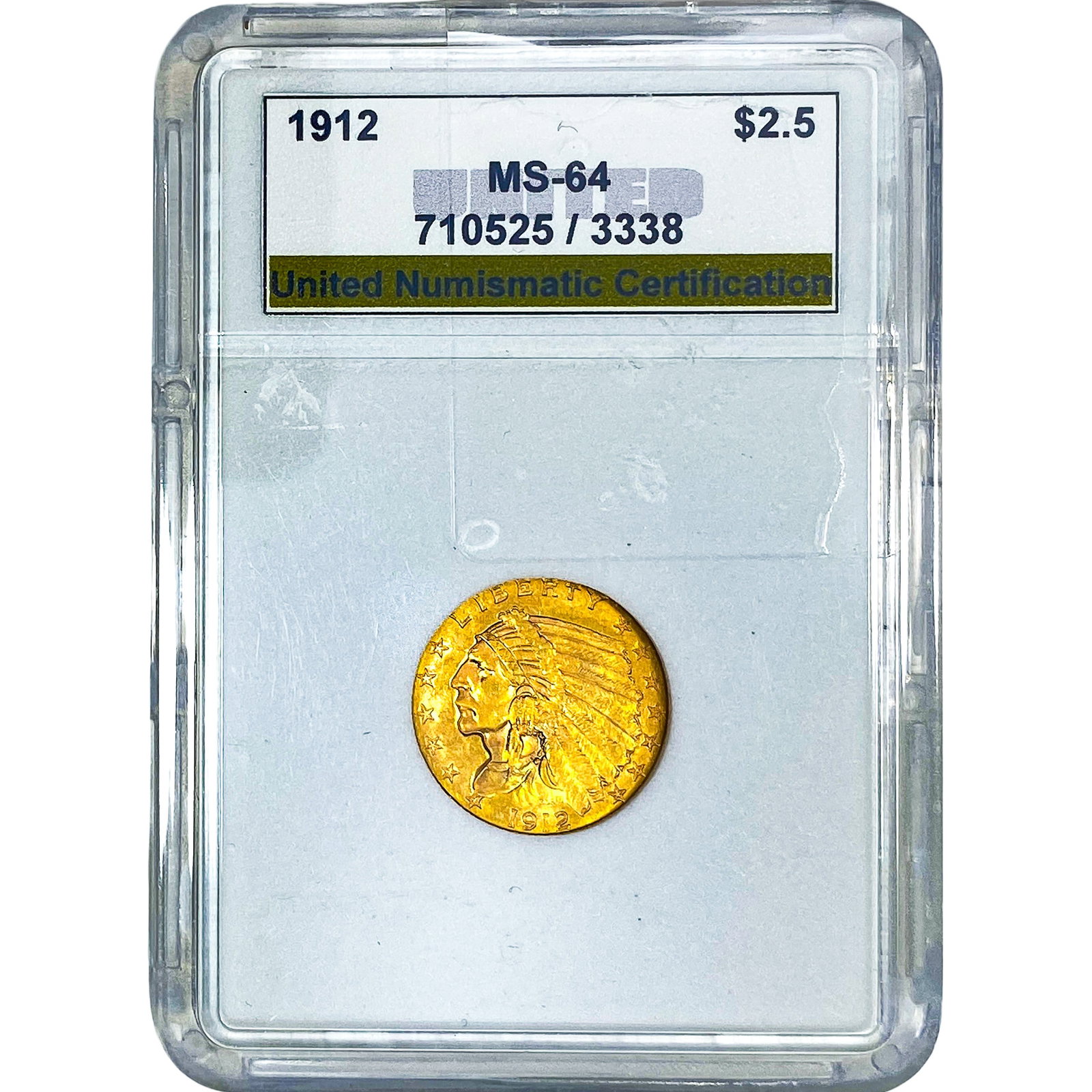 1912 $2.50 Gold Quarter Eagle MS64 (1 of 2)
