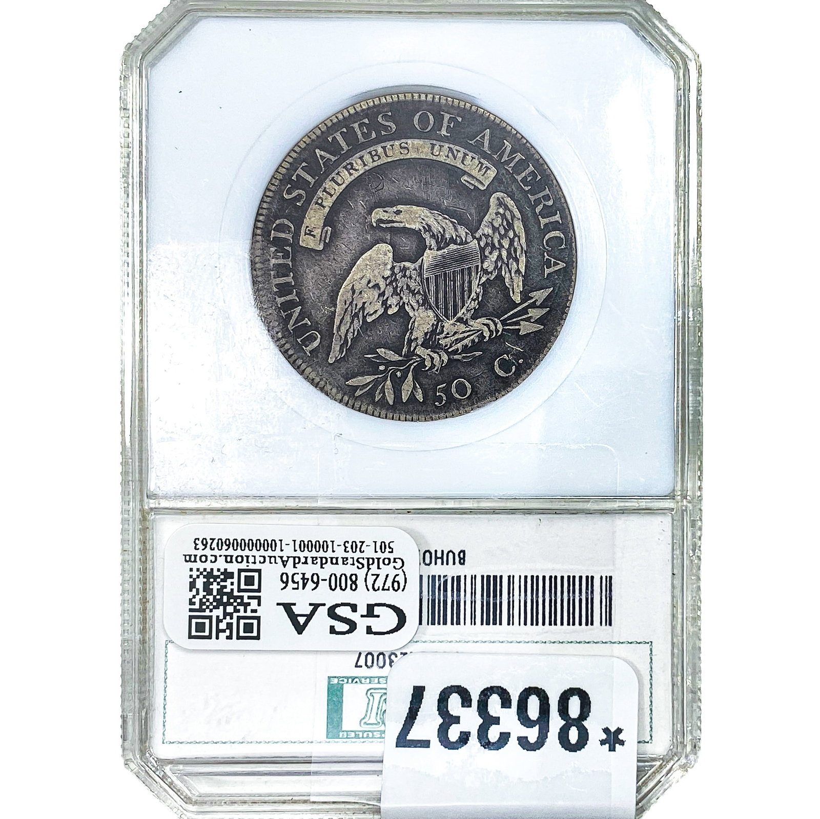 1807 Capped Bust Half Dollar PCI VG10 - 2
