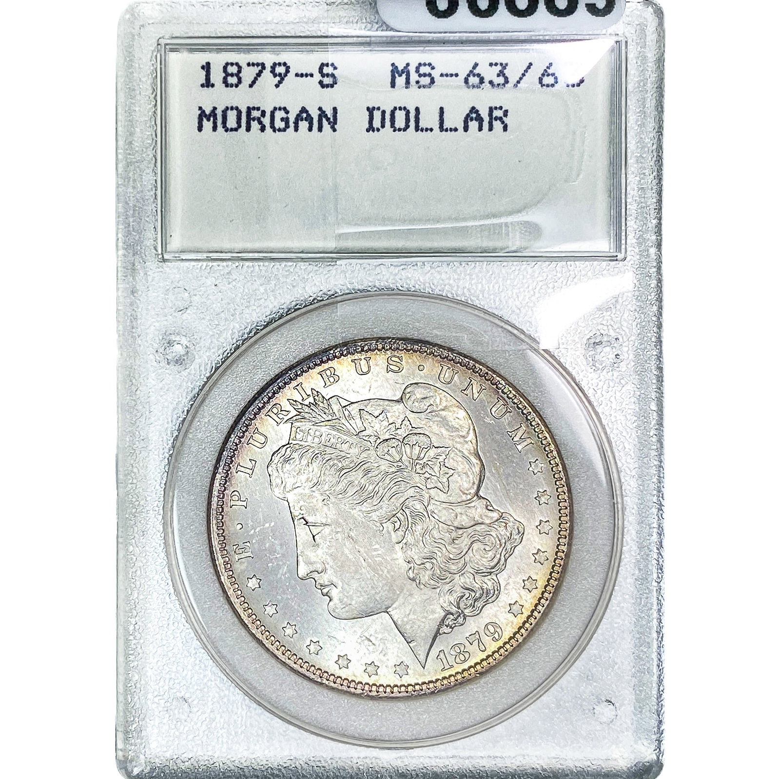 1879-S Morgan Silver Dollar MS63: 1879-S Morgan Silver Dollar MS63