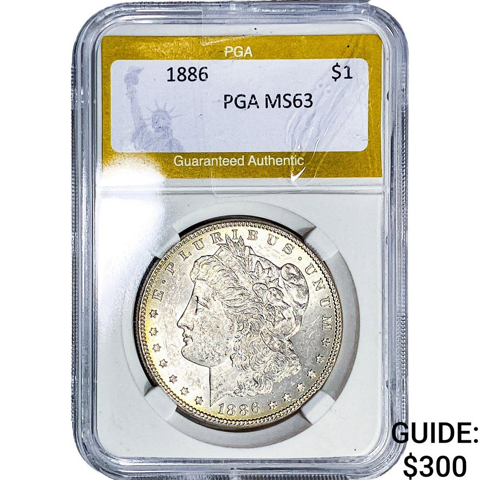 1886 Morgan Silver Dollar PGA MS63 (1 of 2)