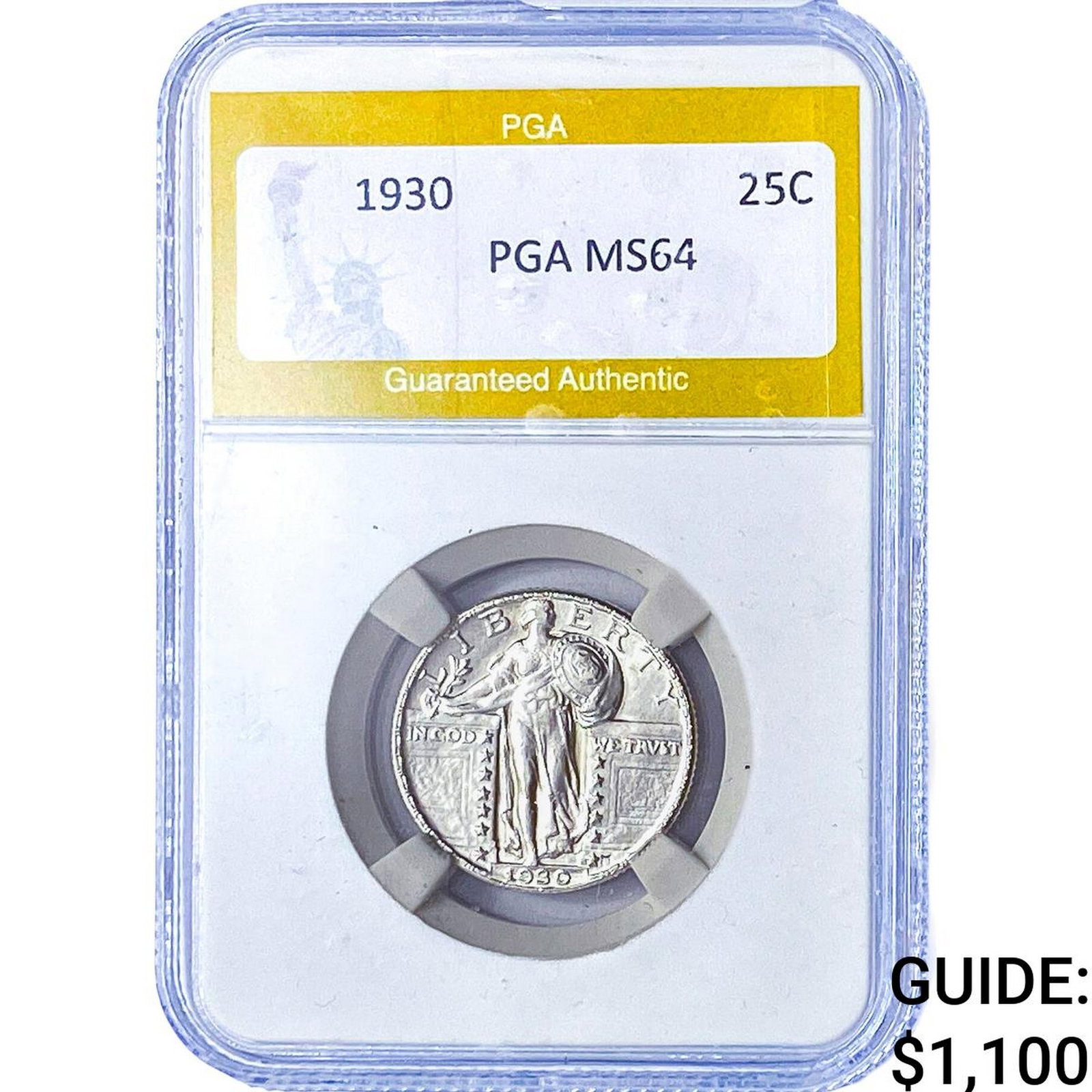1930 Standing Liberty Quarter PGA MS64 (1 of 2)