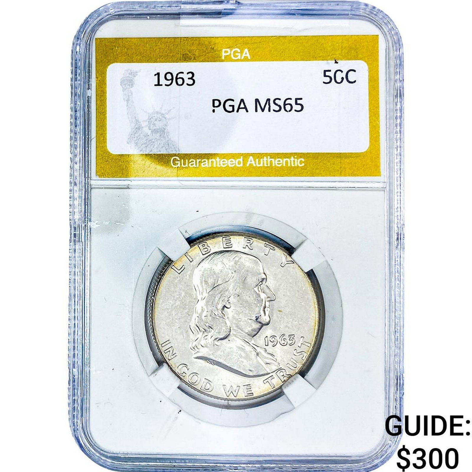 1963 Franklin Half Dollar PGA MS65 (1 of 2)
