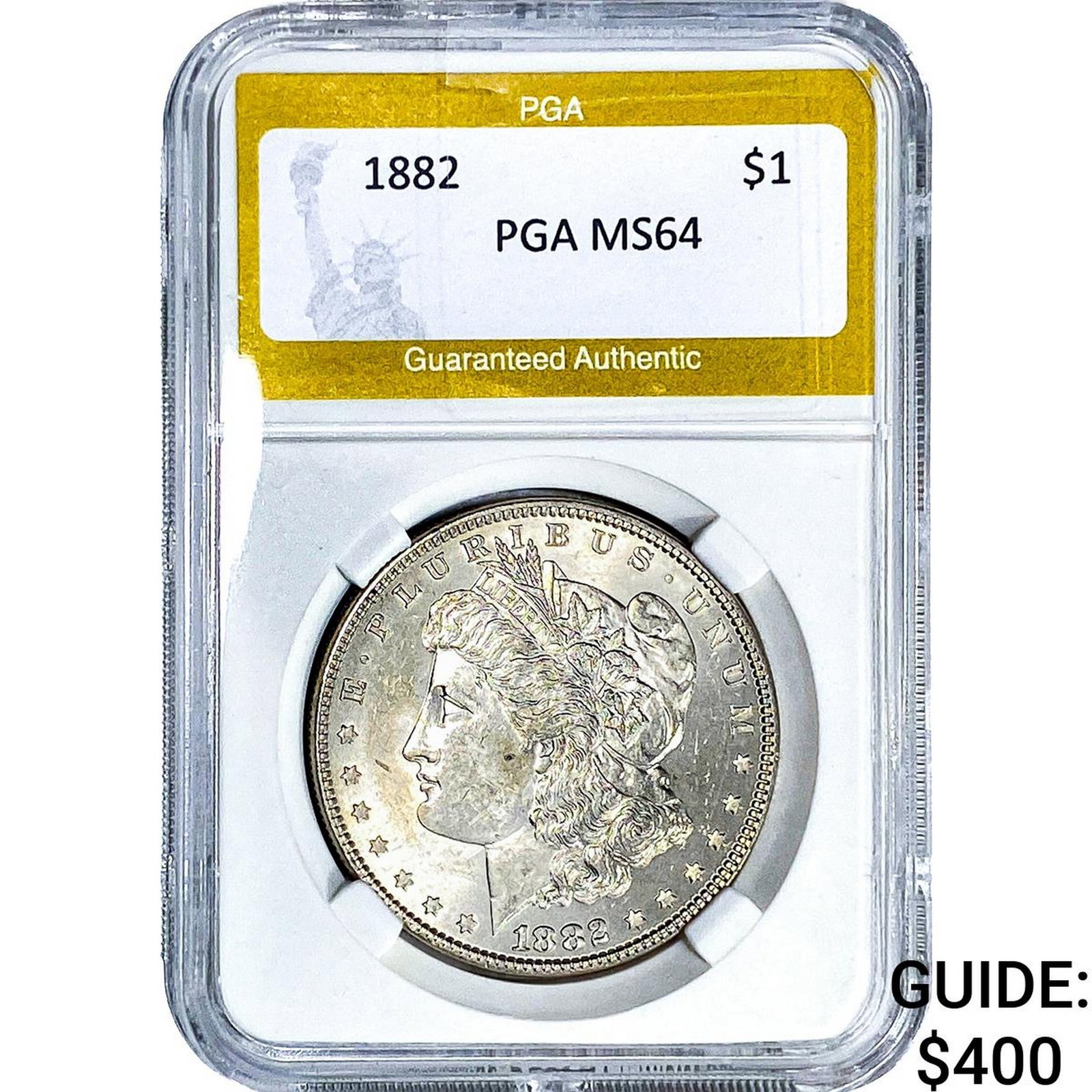1882 Morgan Silver Dollar PGA MS64 (1 of 2)