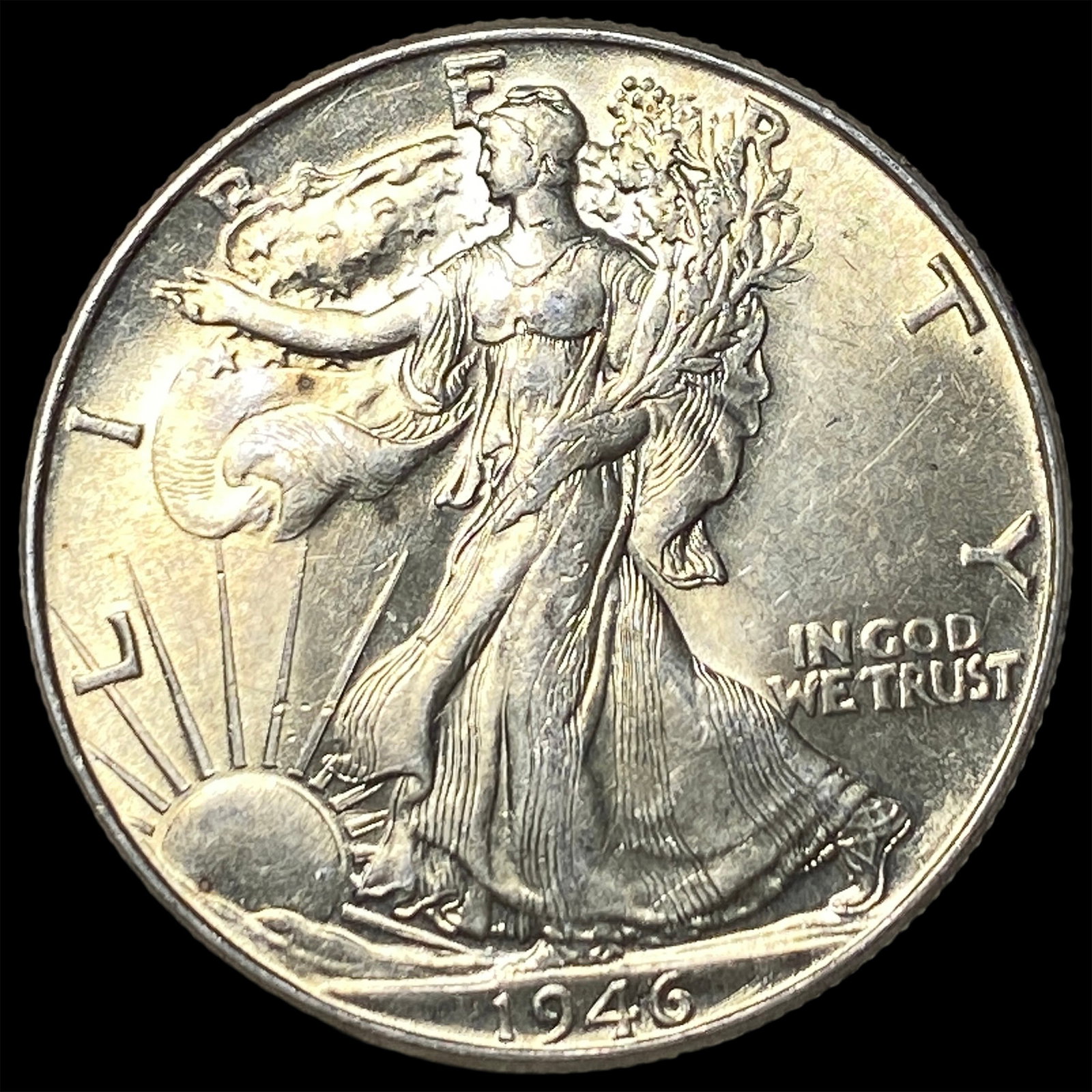 1946 Silver Walking Liberty Half Dollar UNCIRCULATED: 1946 Silver Walking Liberty Half Dollar UNCIRCULATED