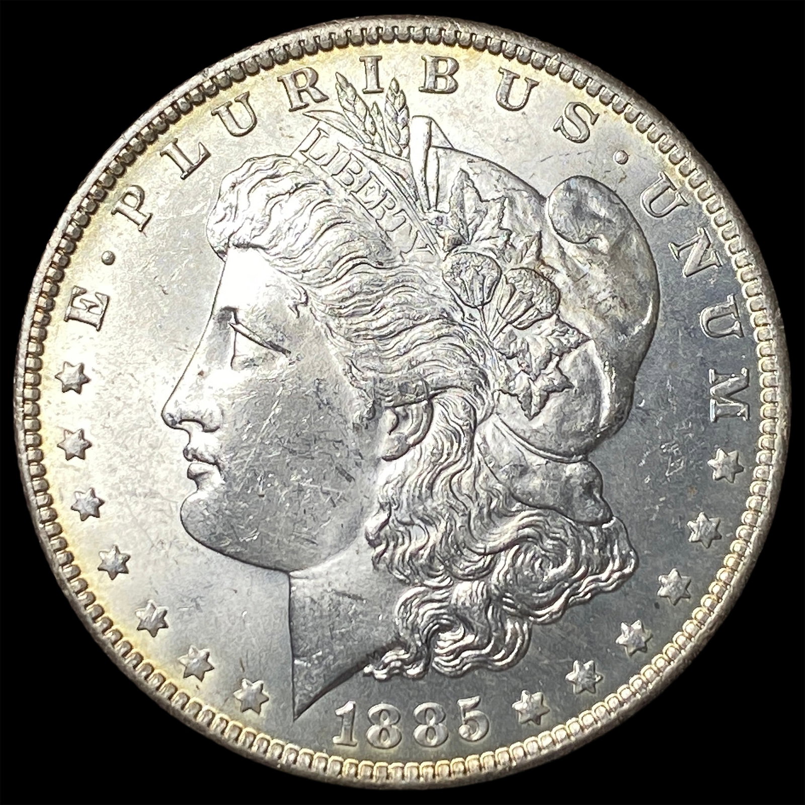 1885-O Silver Morgan Dollar CHOICE BU: 1885-O Silver Morgan Dollar CHOICE BU