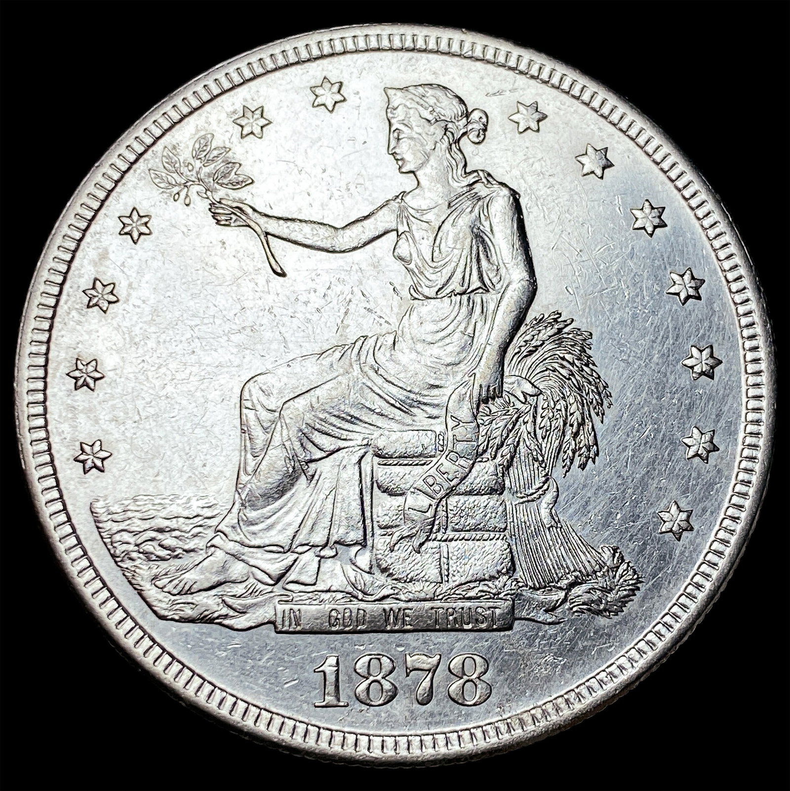 1878-S Silver Trade Dollar UNCIRCULATED: 1878-S Silver Trade Dollar UNCIRCULATED