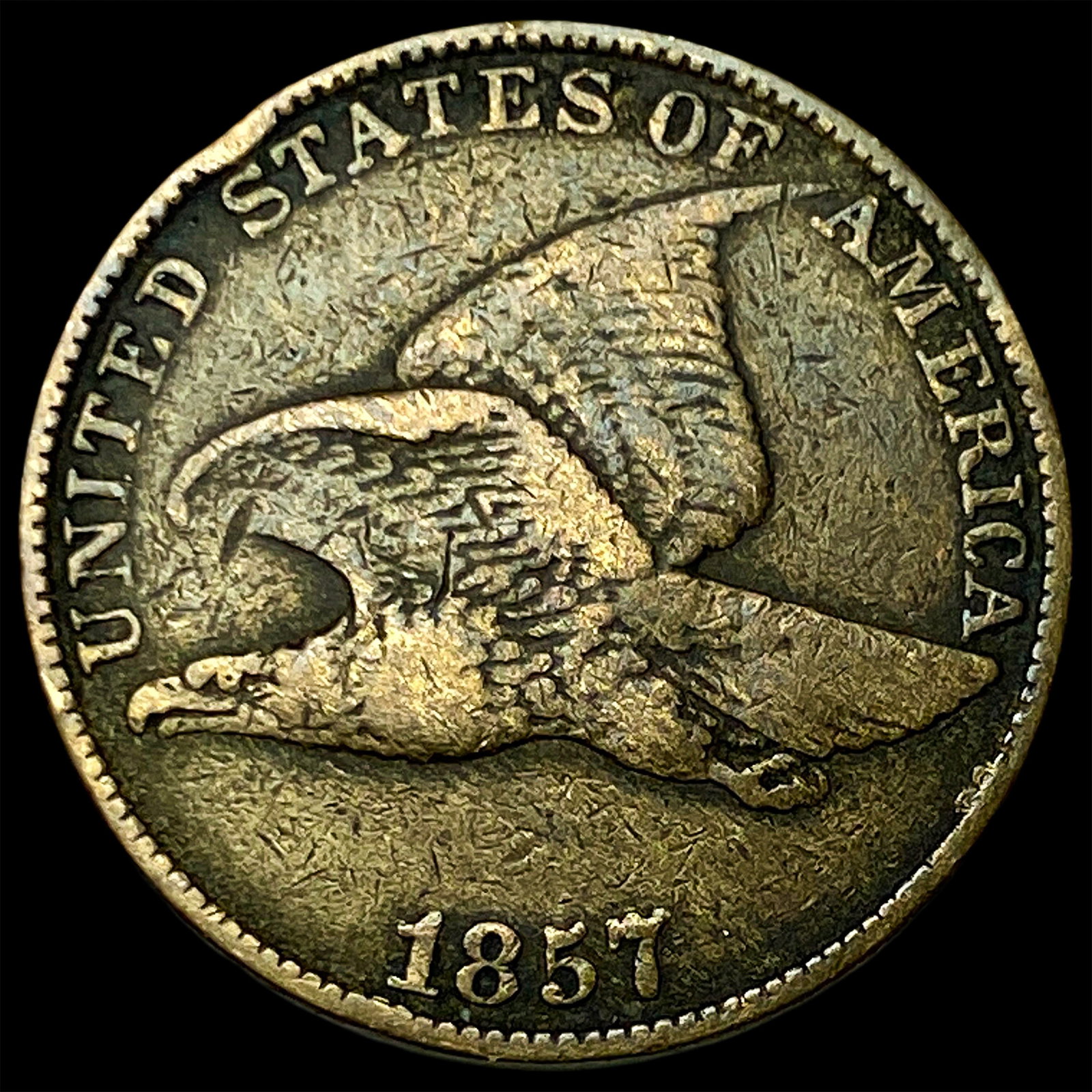 1857 Flying Eagle Cent LIGHTLY CIRCULATED: 1857 Flying Eagle Cent LIGHTLY CIRCULATED