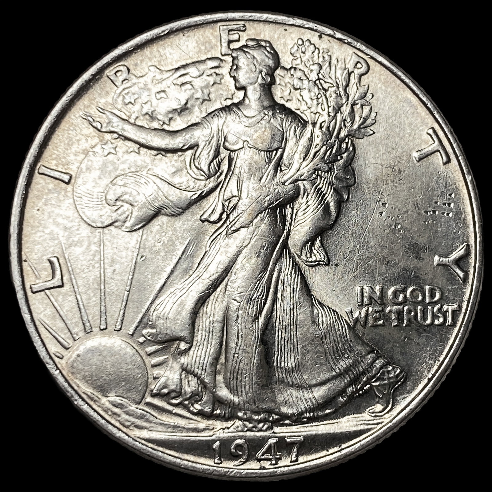 1947 Silver Half Dollar UNCIRCULATED: 1947 Silver Half Dollar UNCIRCULATED