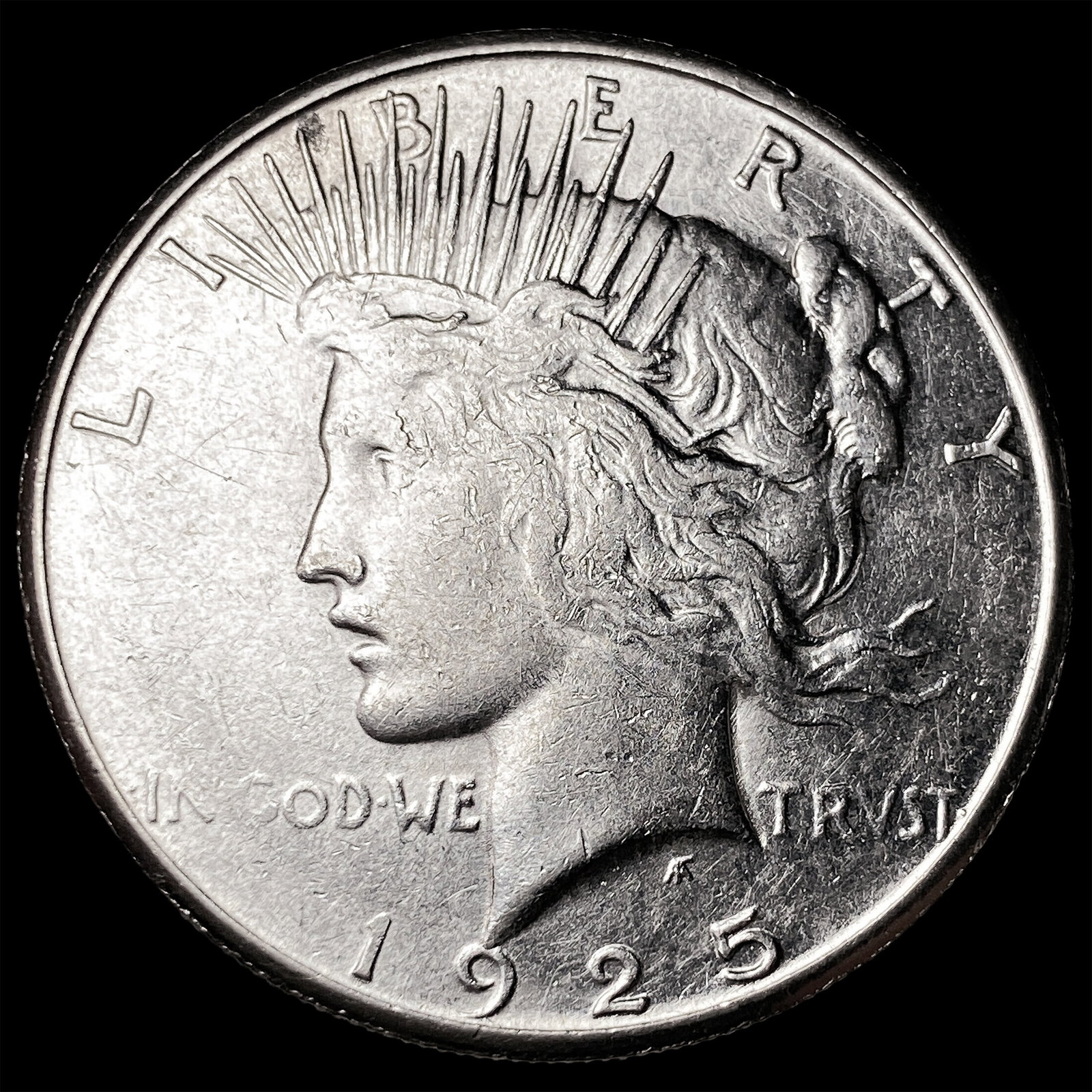 1925-S Silver Peace Dollar UNCIRCULATED: 1925-S Silver Peace Dollar UNCIRCULATED