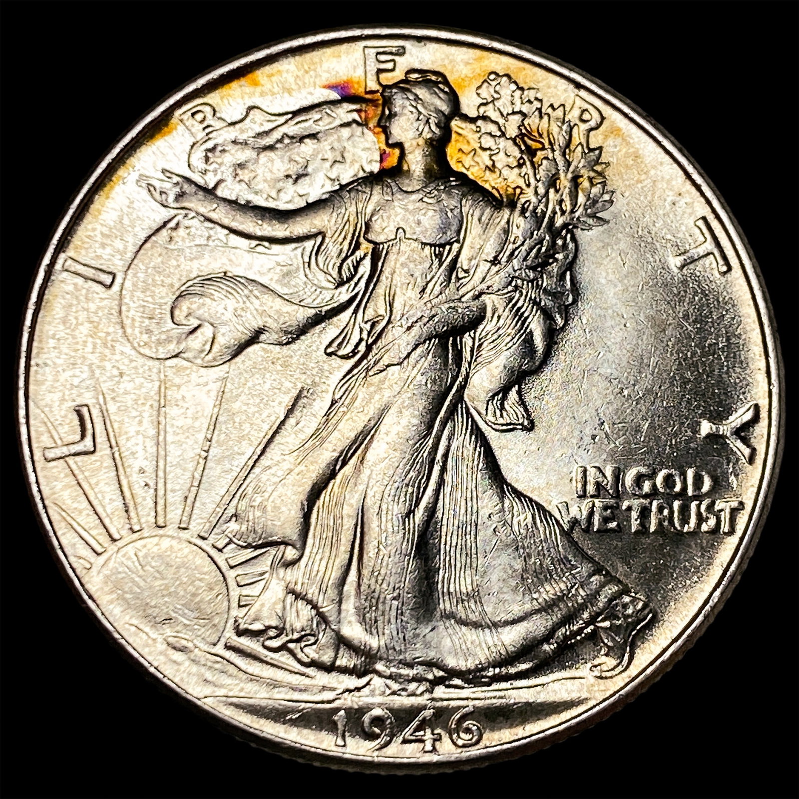 1946 Silver Walking Liberty Half Dollar UNCIRCULATED: 1946 Silver Walking Liberty Half Dollar UNCIRCULATED