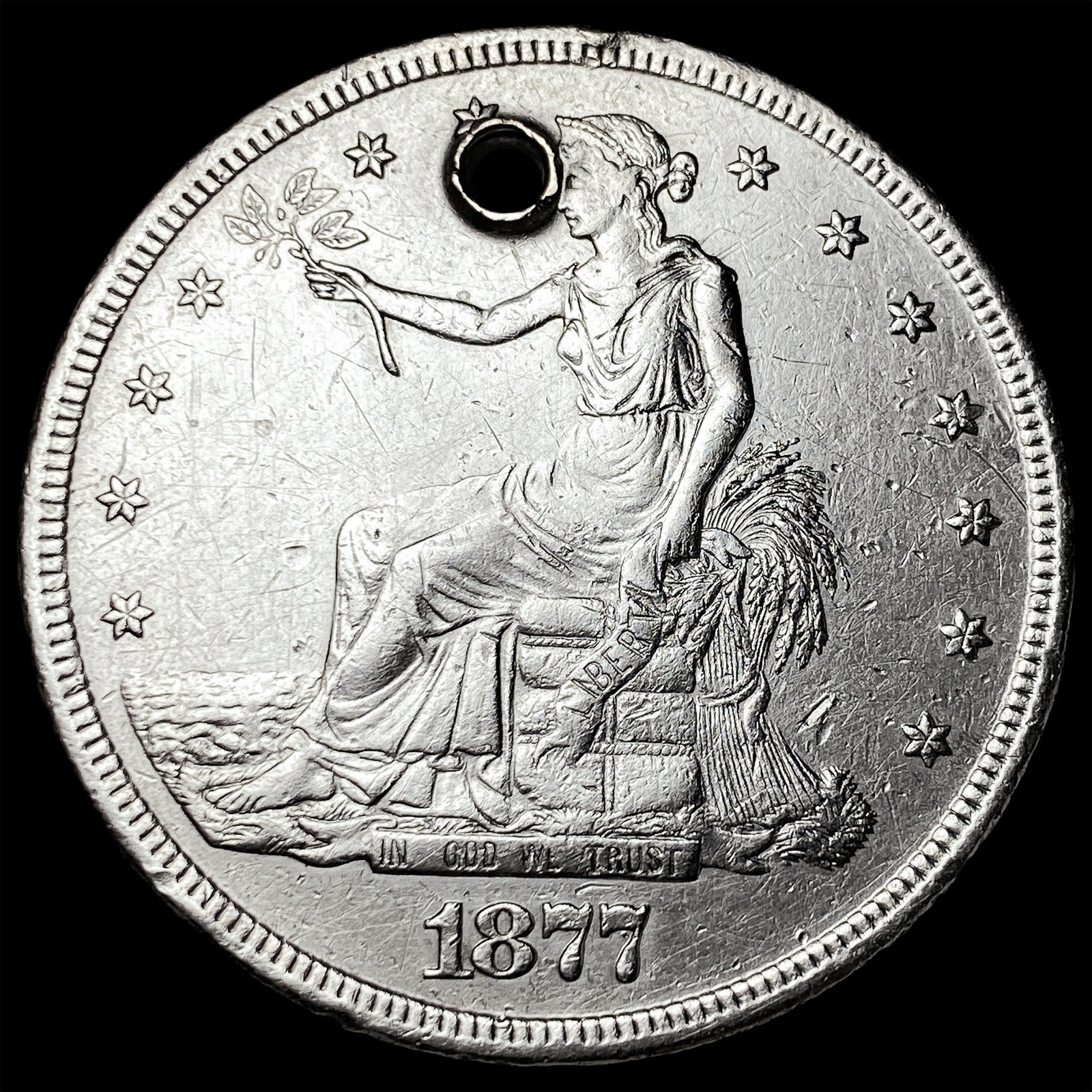 1877-S Silver Trade Dollar HIGH GRADE: 1877-S Silver Trade Dollar HIGH GRADE
