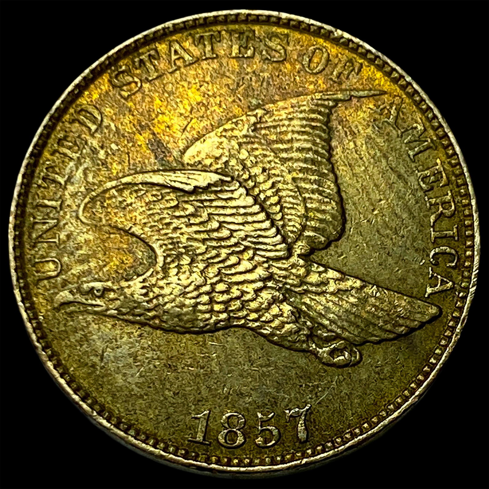 1857 Flying Eagle Cent CHOICE AU: 1857 Flying Eagle Cent CHOICE AU