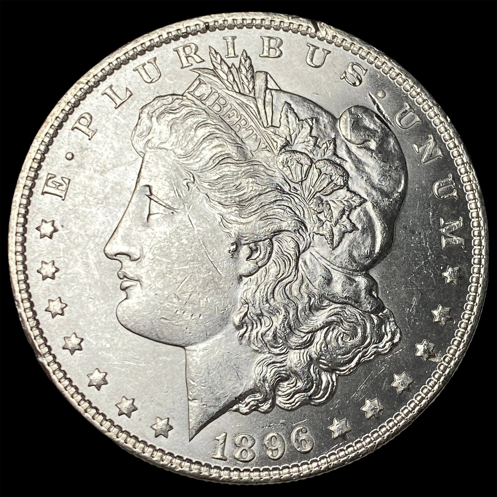 1896 Silver Morgan Dollar UNCIRCULATED: 1896 Silver Morgan Dollar UNCIRCULATED