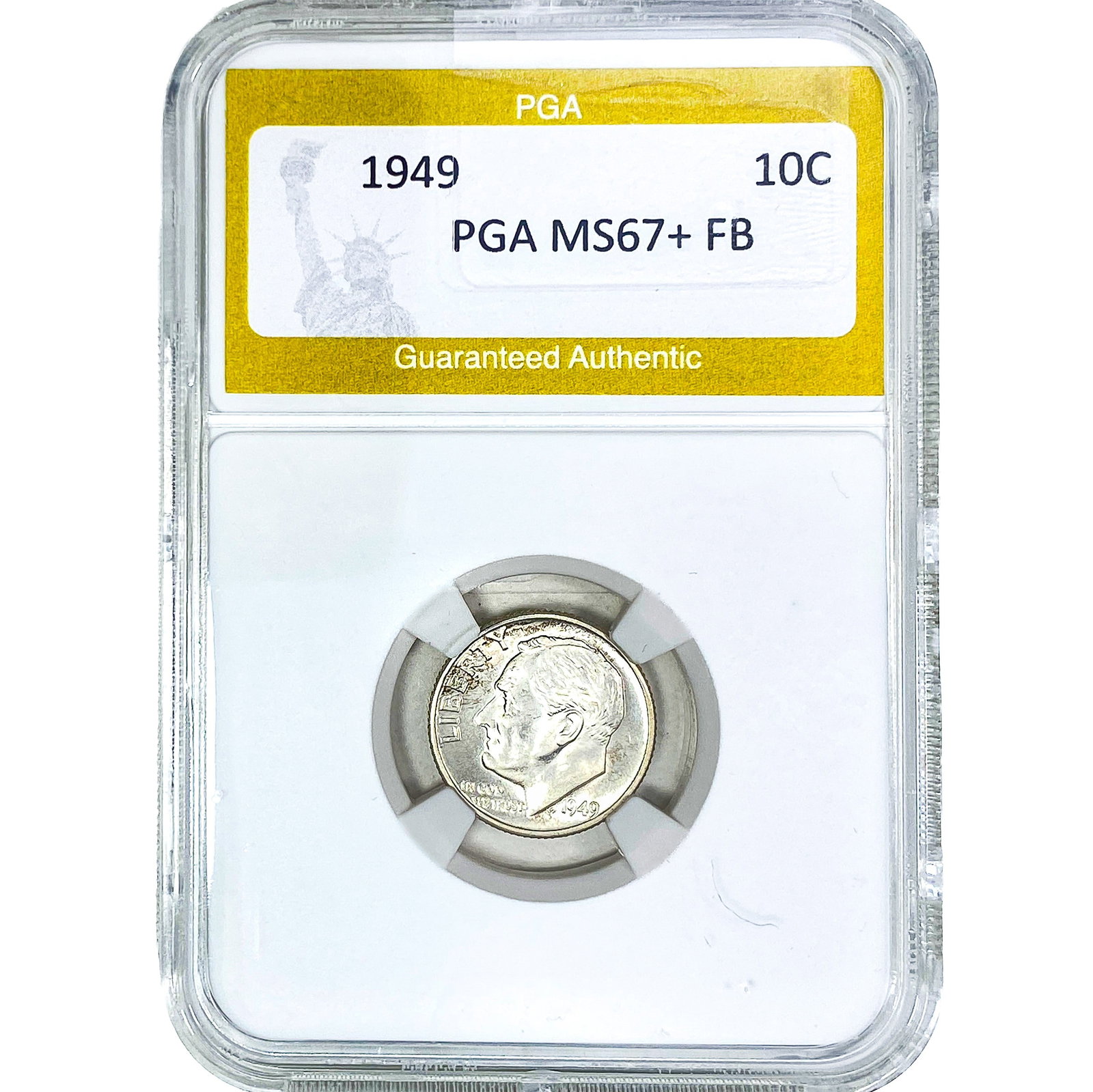 1949 Roosevelt Dime PGA MS67+ FB (1 of 2)