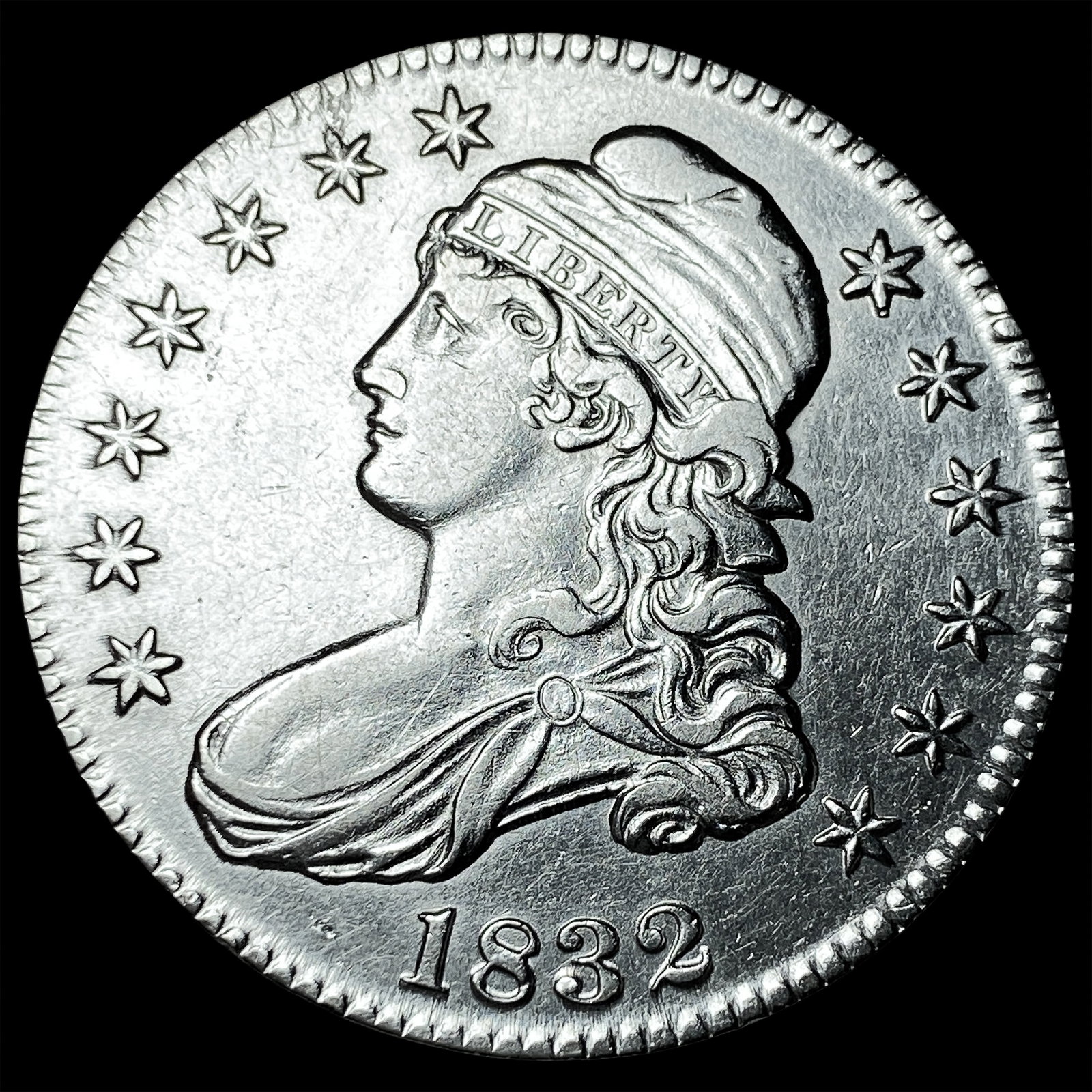 1832 Capped Bust Half Dollar UNCIRCULATED: 1832 Capped Bust Half Dollar UNCIRCULATED