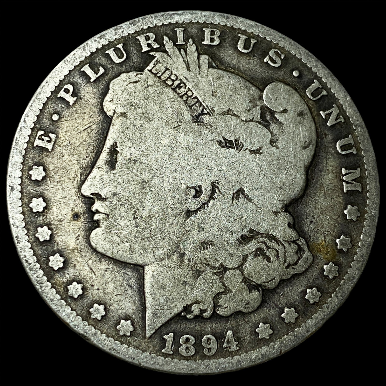 1894-O Silver Morgan Dollar LIGHTLY CIRCULATED: 1894-O Silver Morgan Dollar LIGHTLY CIRCULATED