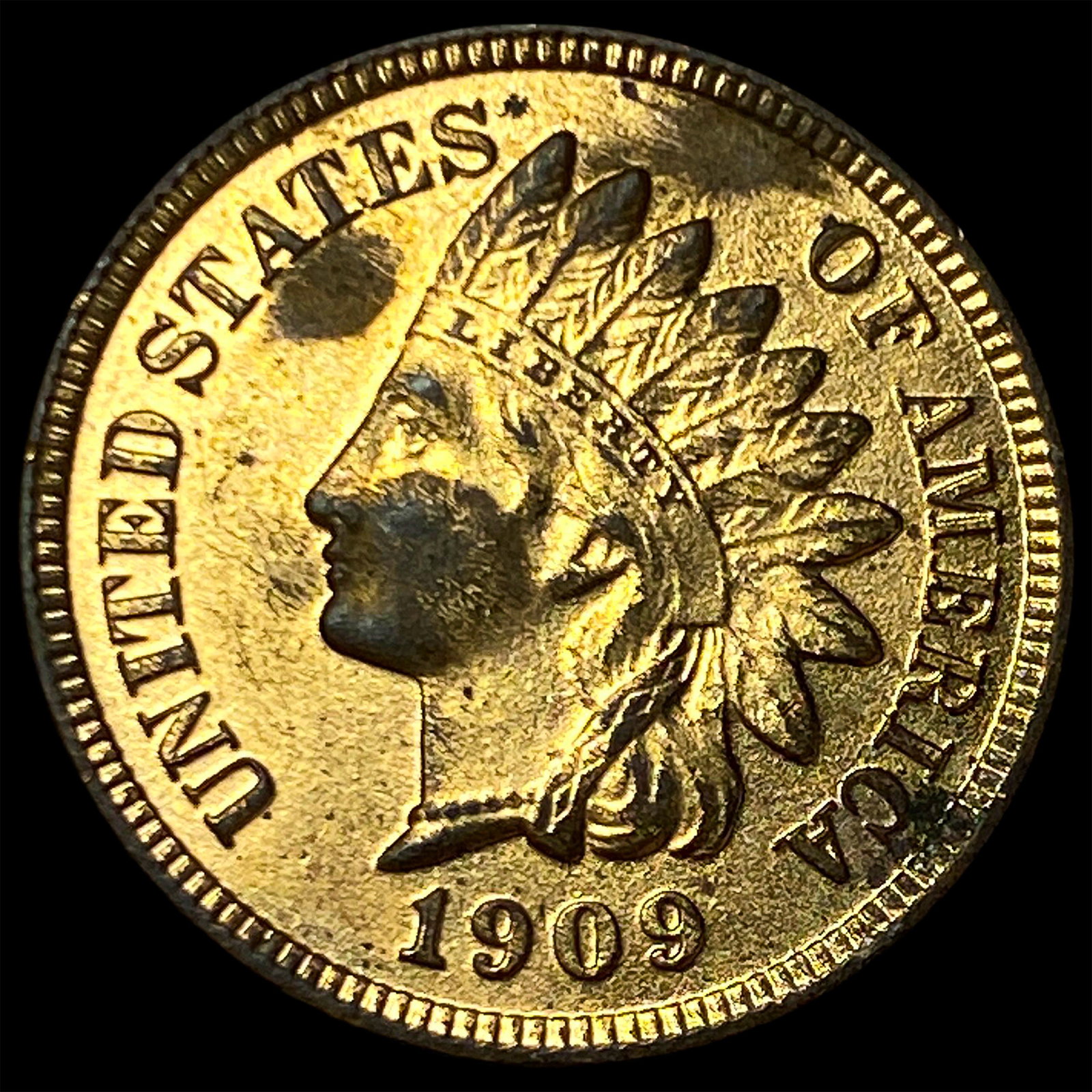 1909 Indian Head Cent CHOICE AU: 1909 Indian Head Cent CHOICE AU