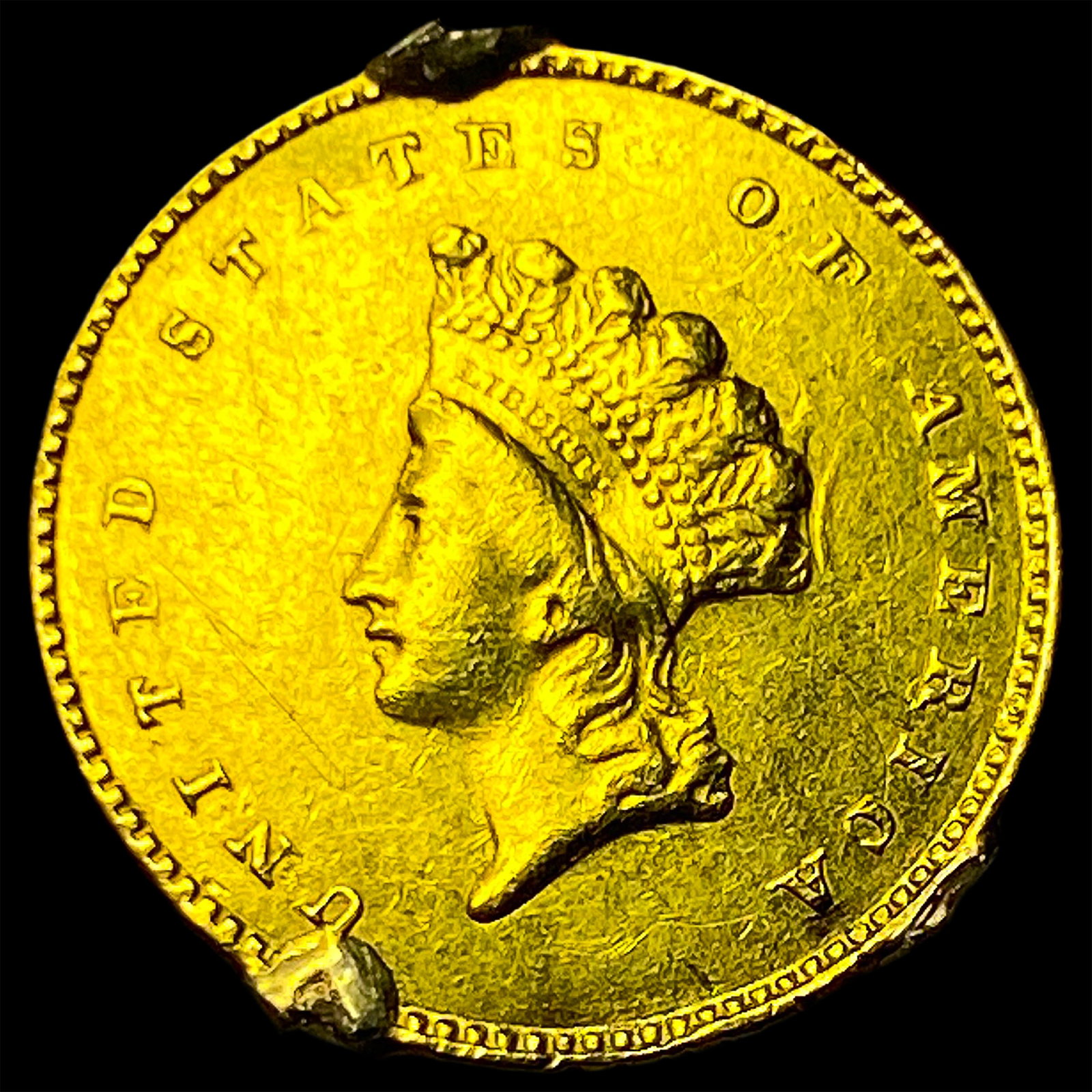 1855 Gold $1 Indian Princess Type 2 HIGH GRADE (1 of 2)