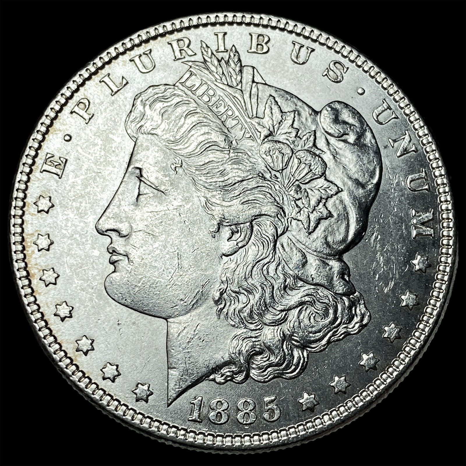 1885 Silver Morgan Dollar UNCIRCULATED: 1885 Silver Morgan Dollar UNCIRCULATED