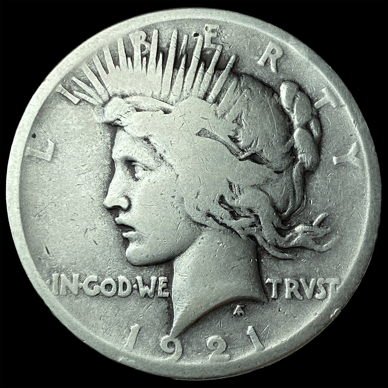 1921 Silver Peace Dollar NICELY CIRCULATED: 1921 Silver Peace Dollar NICELY CIRCULATED