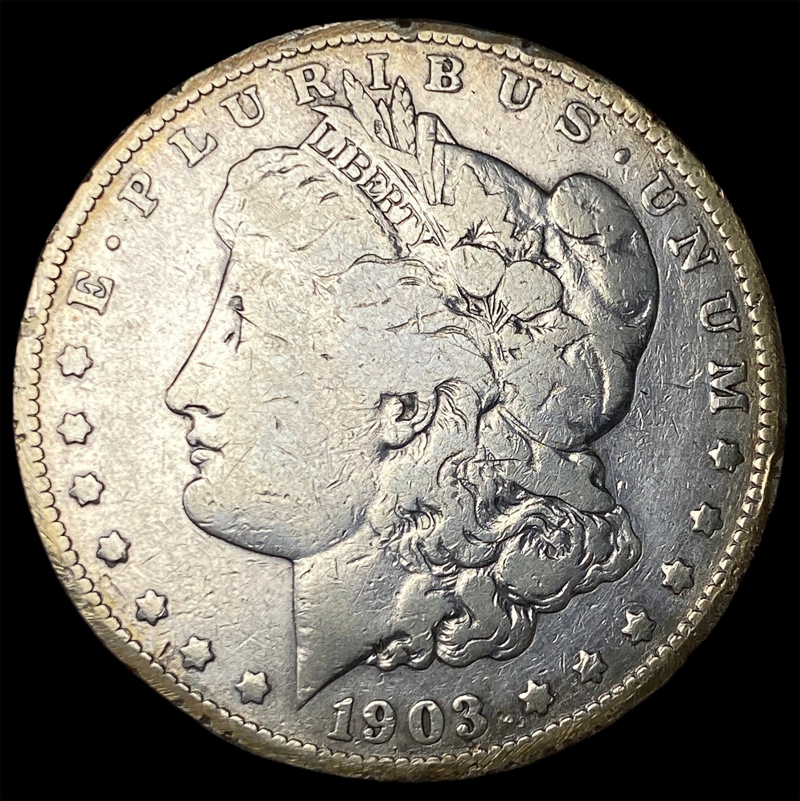 1903-S Silver Morgan Dollar NICELY CIRCULATED: 1903-S Silver Morgan Dollar NICELY CIRCULATED