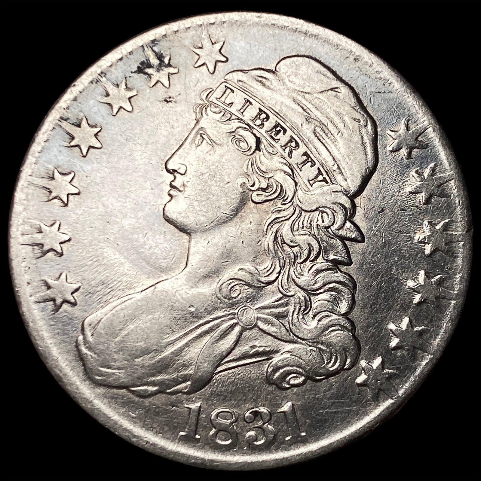 1831 Capped Bust Half Dollar CLOSELY UNCIRCULATED (1 of 2)