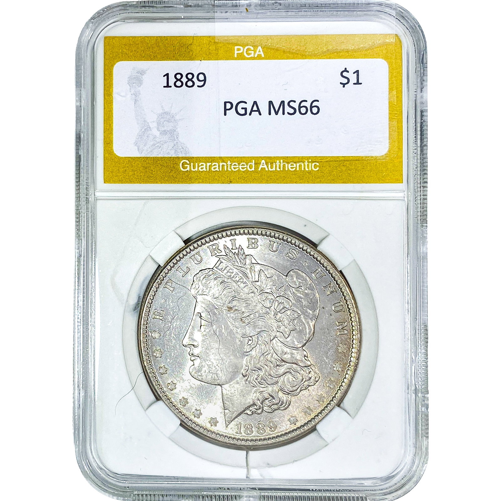 1889 Morgan Silver Dollar PGA MS66: 1889 Morgan Silver Dollar PGA MS66