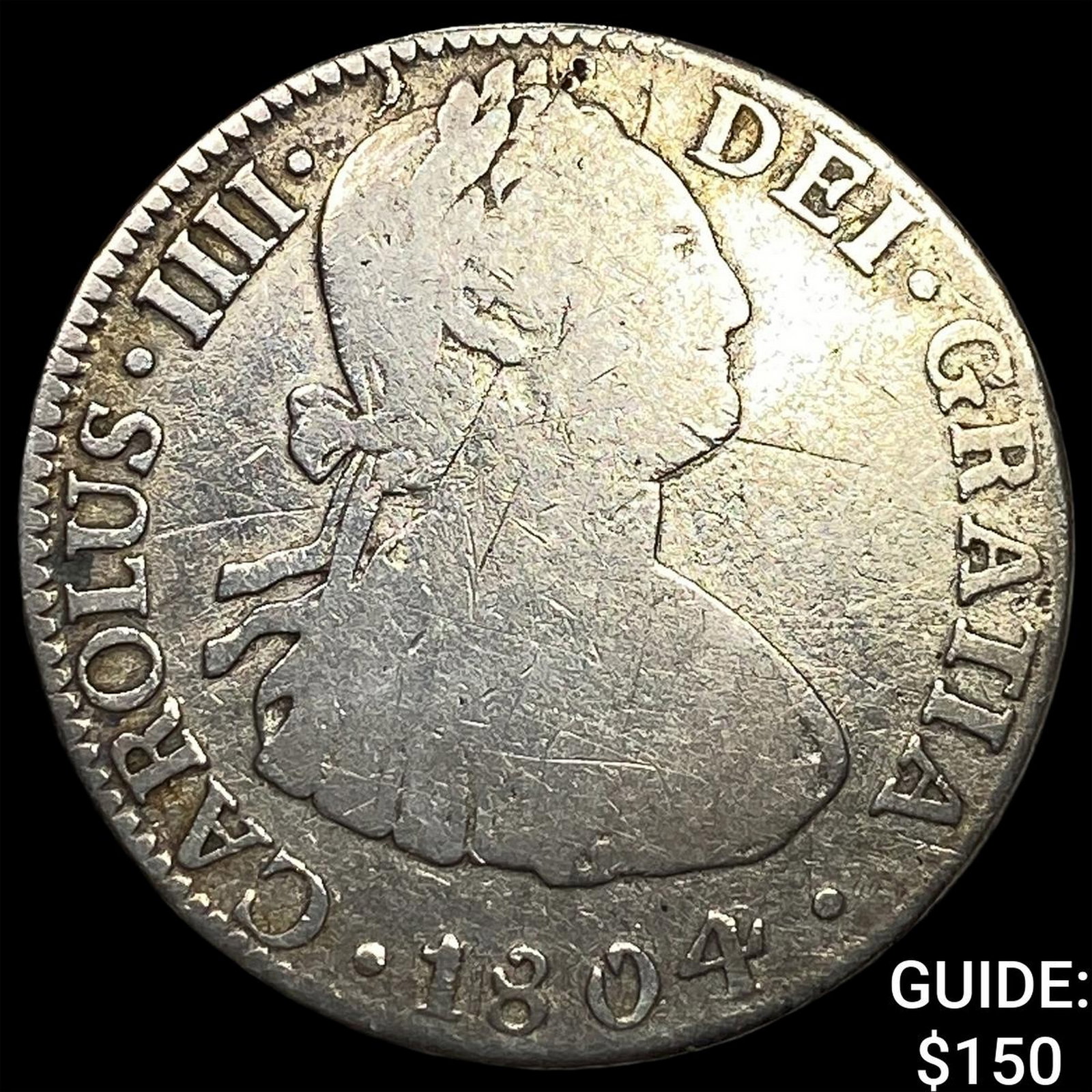 1804-TH Mexico Charles IV Silver 2 Reales (1 of 2)