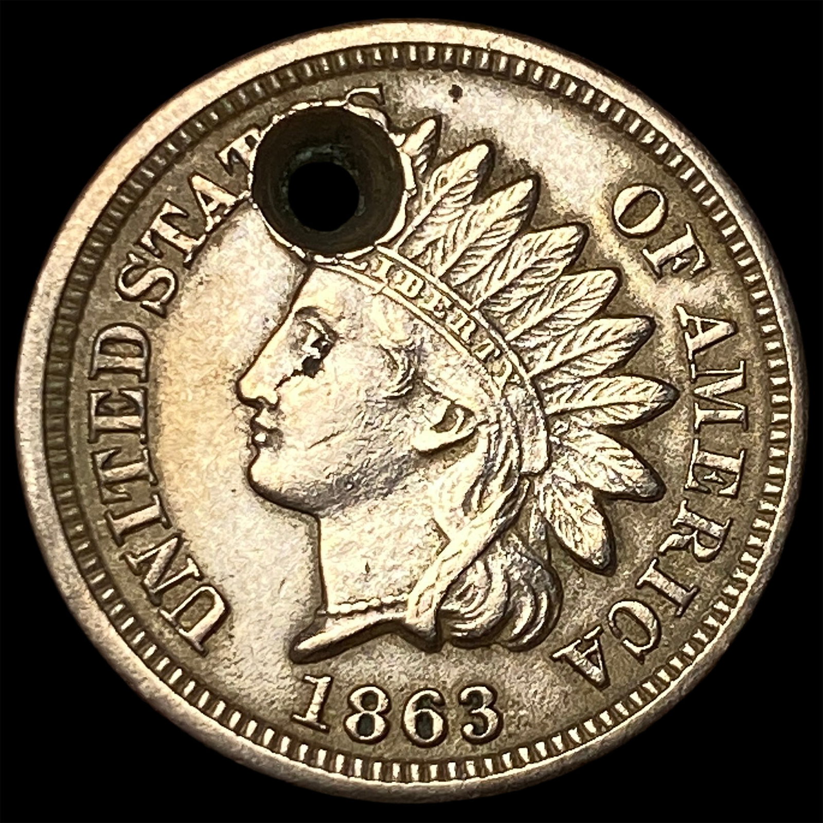 1863 Indian Head Cent NICELY CIRCULATED: 1863 Indian Head Cent NICELY CIRCULATED