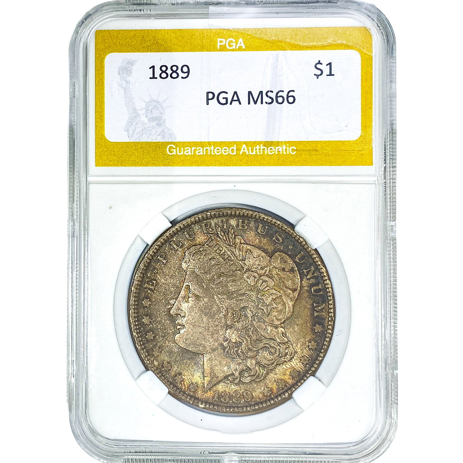 1889 Morgan Silver Dollar PGA MS66: 1889 Morgan Silver Dollar PGA MS66
