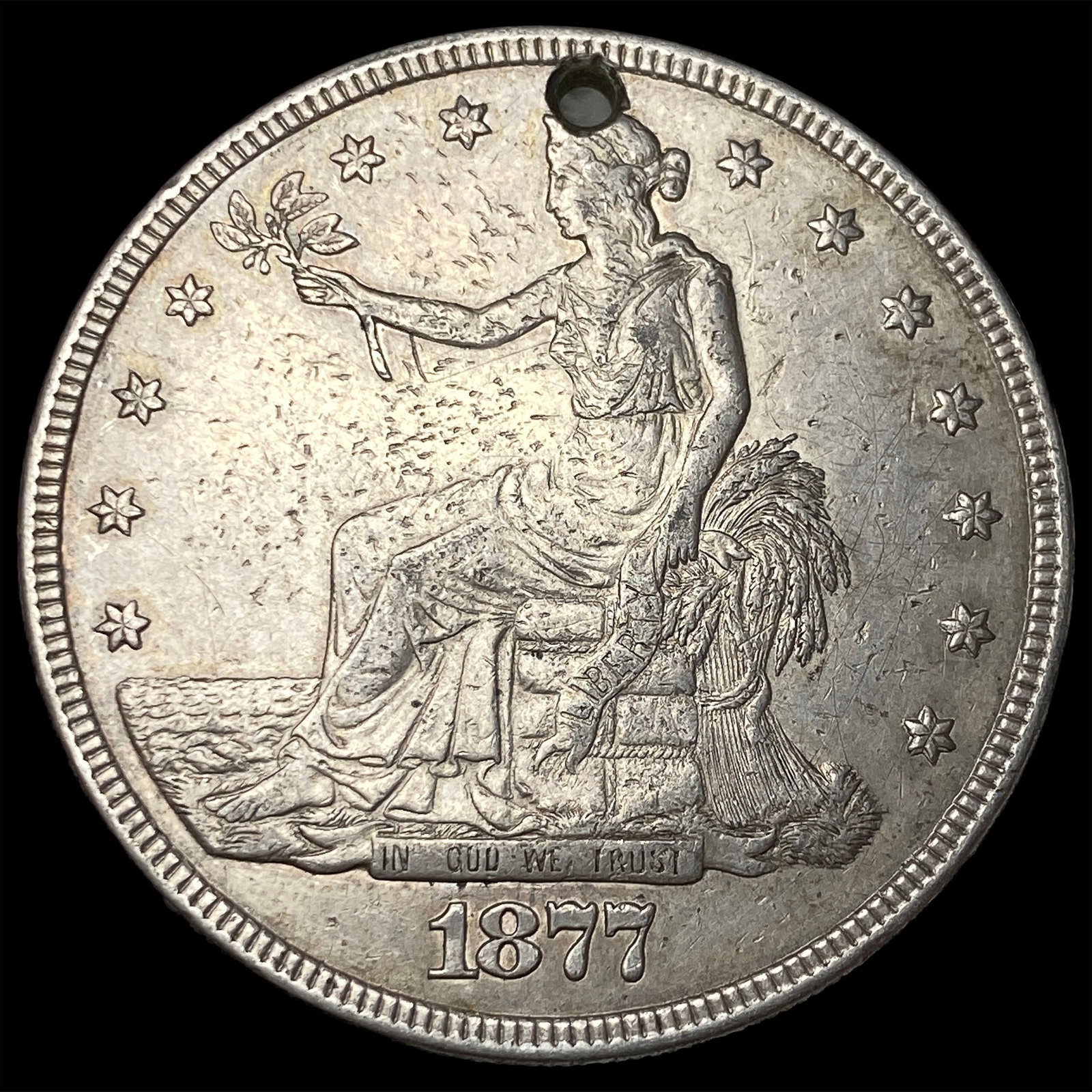 1877 Silver Trade Dollar HIGH GRADE: 1877 Silver Trade Dollar HIGH GRADE