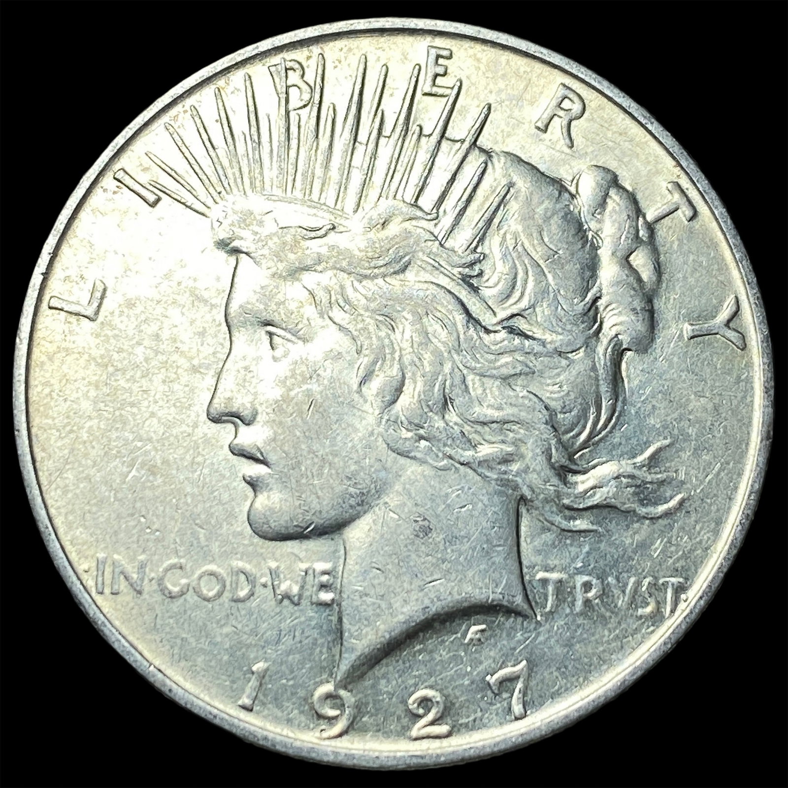 1927-D Peace Silver Dollar CLOSELY UNCIRCULATED (1 of 2)
