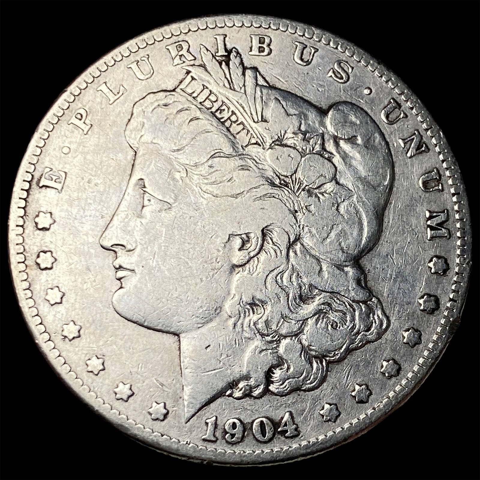 1904-S Silver Morgan Dollar LIGHTLY CIRCULATED: 1904-S Silver Morgan Dollar LIGHTLY CIRCULATED