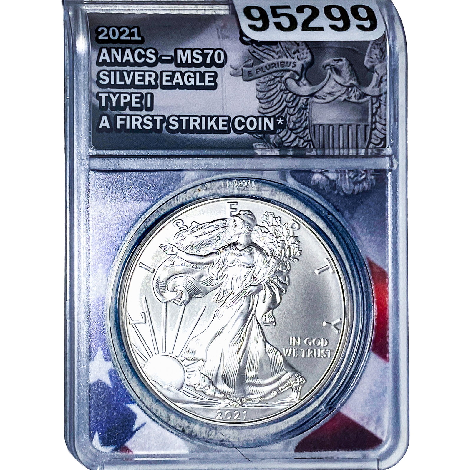 2021 Silver Eagle PCGS MS70 Type 1: 2021 Silver Eagle PCGS MS70 Type 1