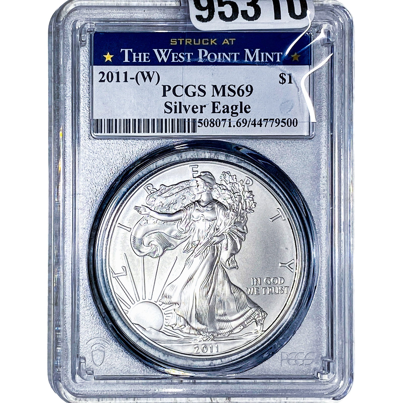 2011[W] Silver Eagle PCGS MS69: 2011[W] Silver Eagle PCGS MS69