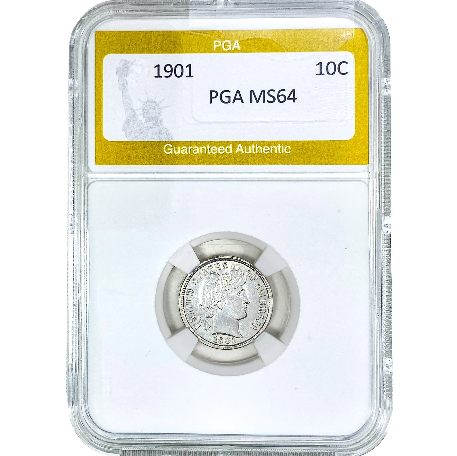 1901 Barber Dime PGA MS64 (1 of 2)