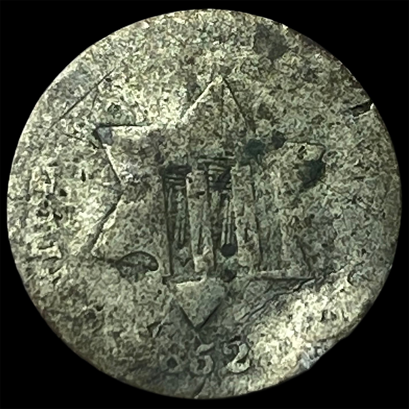 1852 Silver Three-Cent Piece NICELY CIRCULATED: 1852 Silver Three-Cent Piece NICELY CIRCULATED