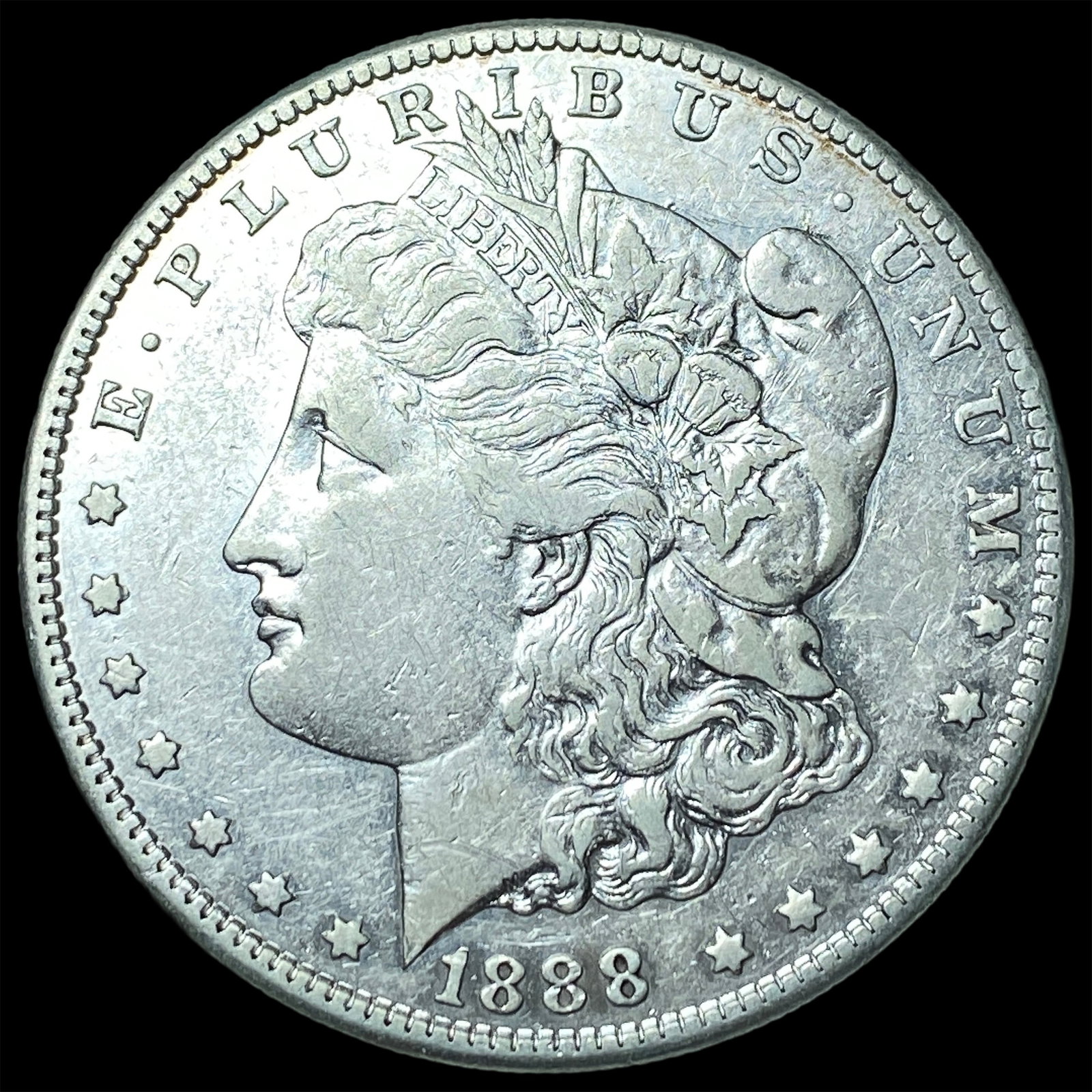 1888-S Morgan Silver Dollar CLOSELY UNCIRCULATED: 1888-S Morgan Silver Dollar CLOSELY UNCIRCULATED