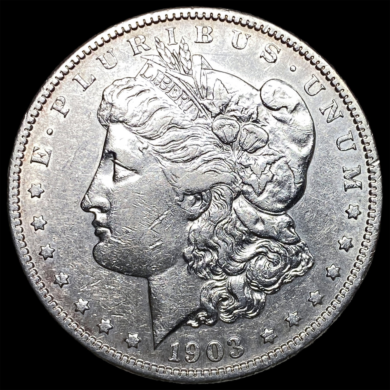 1903-S Silver Morgan Dollar NEARLY UNCIRCULATED: 1903-S Silver Morgan Dollar NEARLY UNCIRCULATED