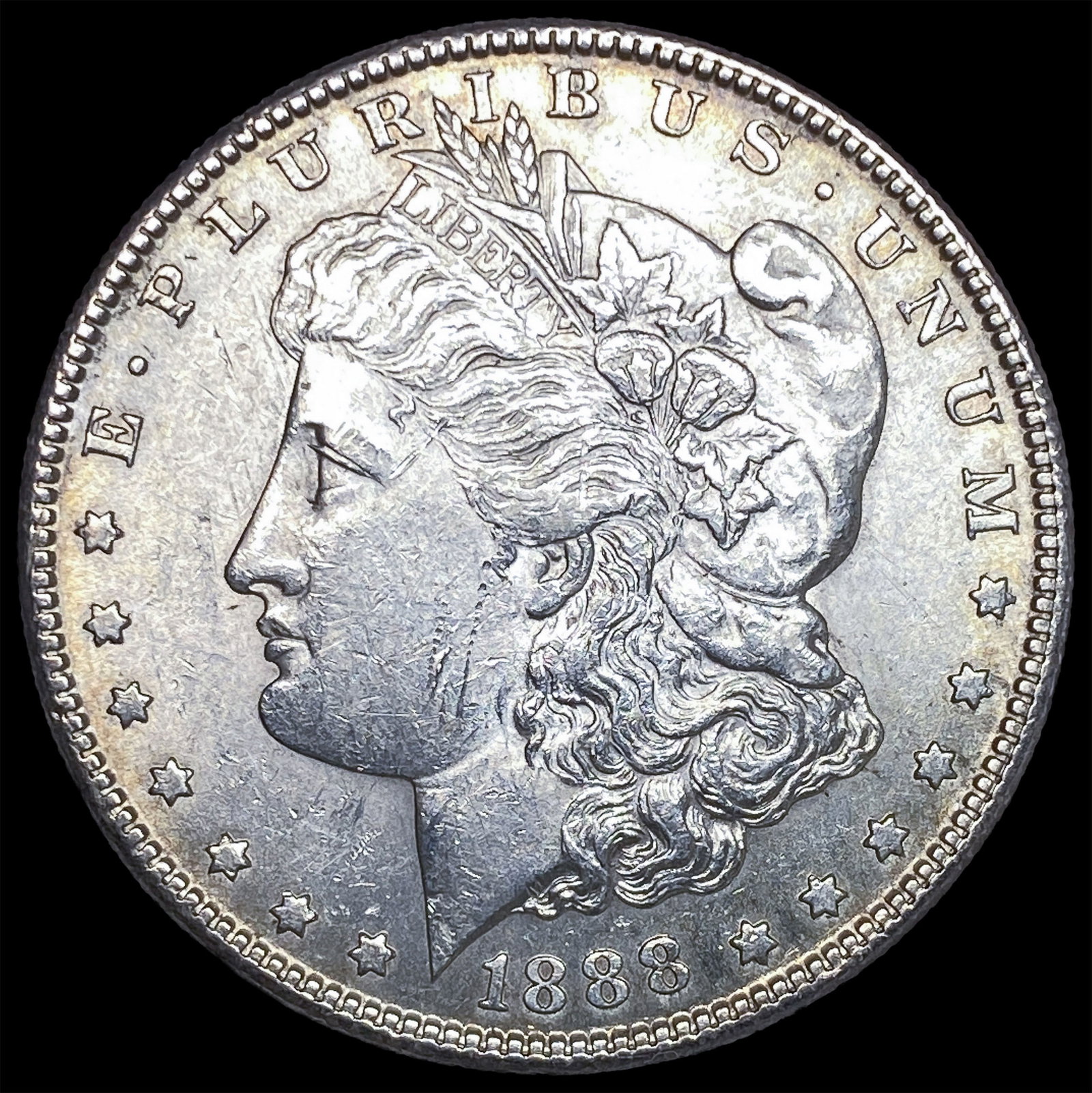 1888-S Silver Morgan Dollar CHOICE AU: 1888-S Silver Morgan Dollar CHOICE AU