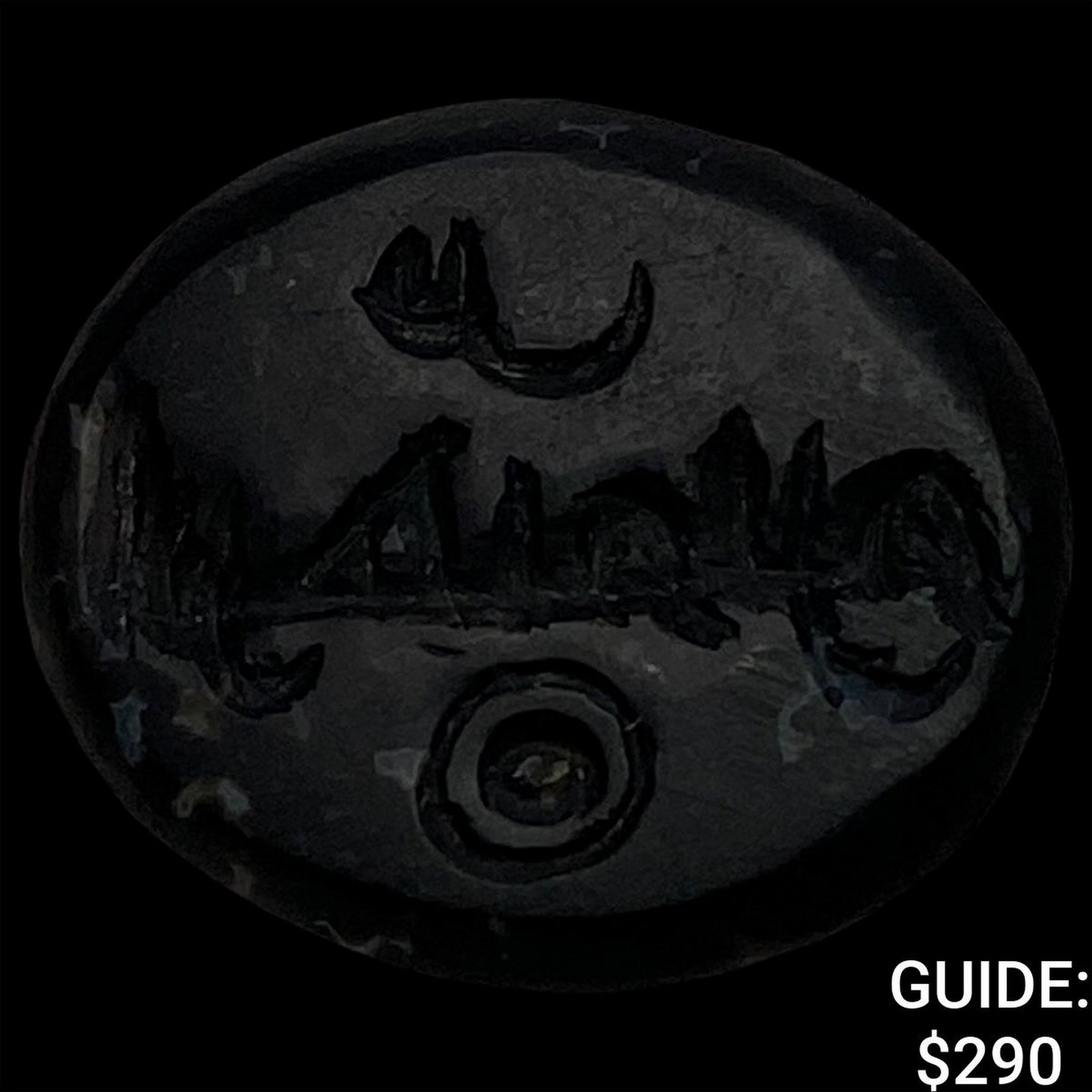 8th-10th Cent. Islamic Dynasts Agate Seal Ring (1 of 2)
