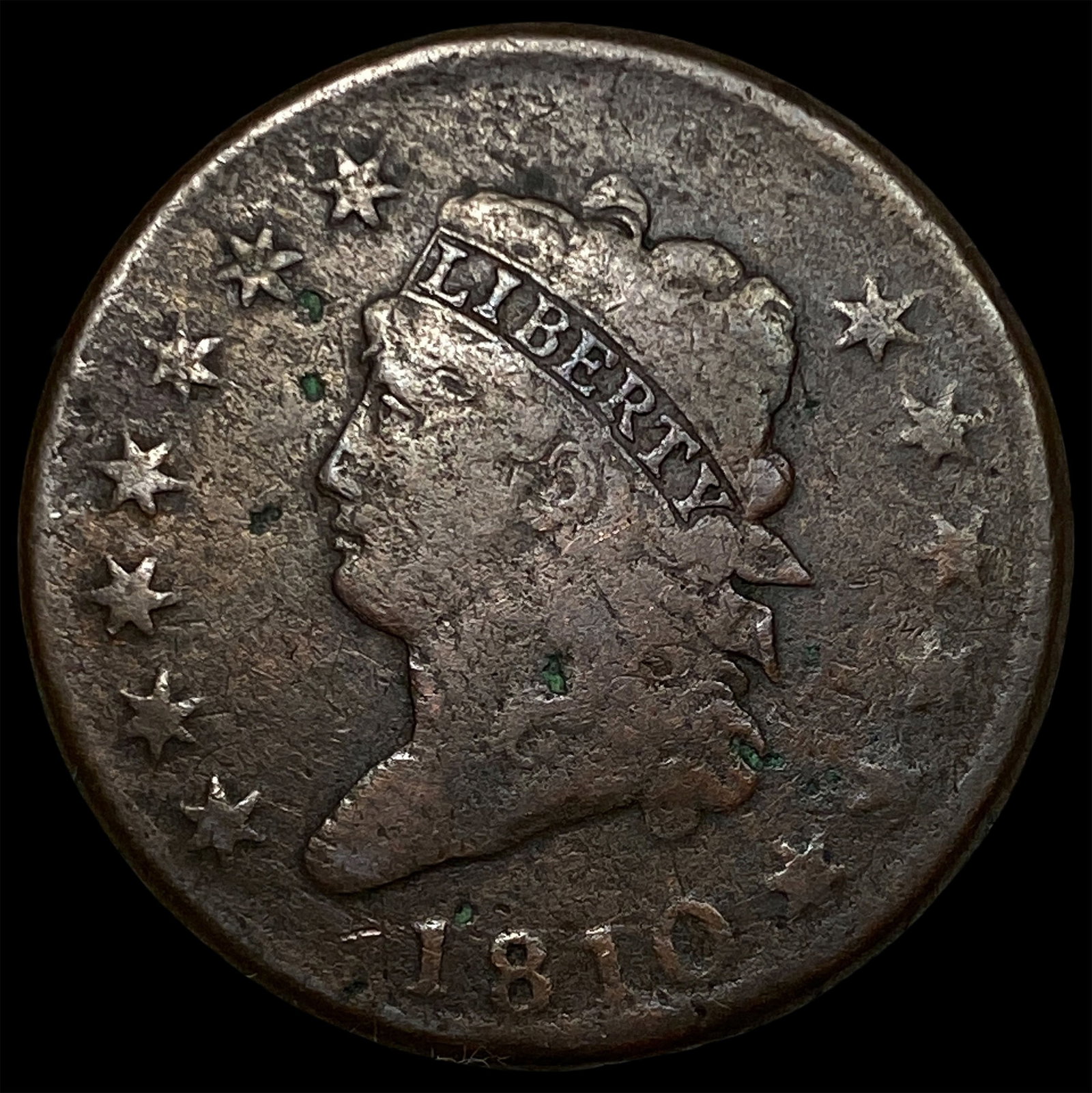 1810 Classic Head Large Cent LIGHTLY CIRCULATED: 1810 Classic Head Large Cent LIGHTLY CIRCULATED