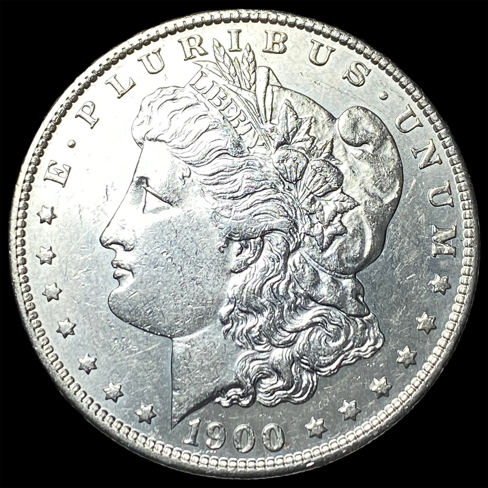 1900-S Silver Morgan Dollar CLOSELY UNCIRCULATED: 1900-S Silver Morgan Dollar CLOSELY UNCIRCULATED