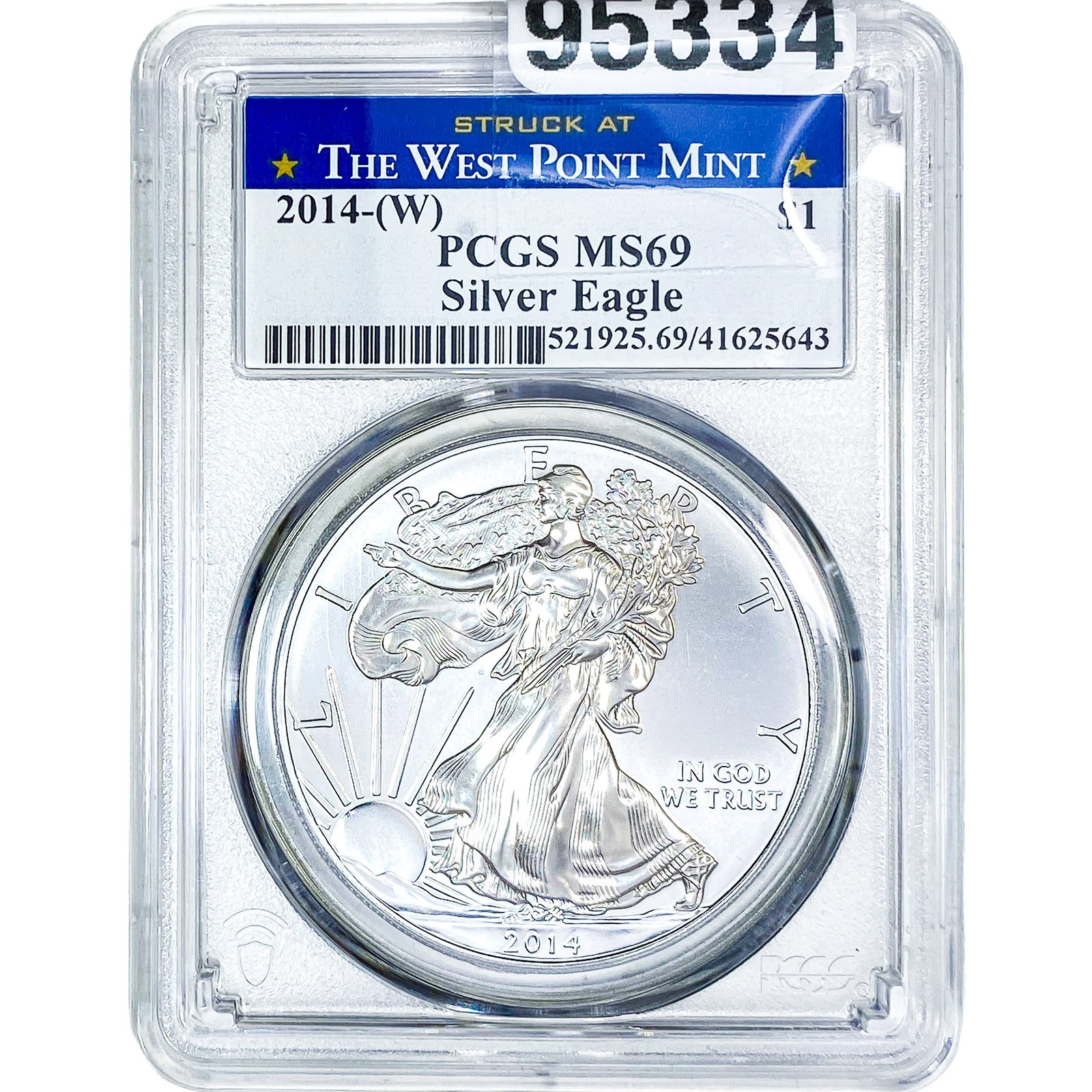 2014[W] Silver Eagle PCGS MS69: 2014[W] Silver Eagle PCGS MS69