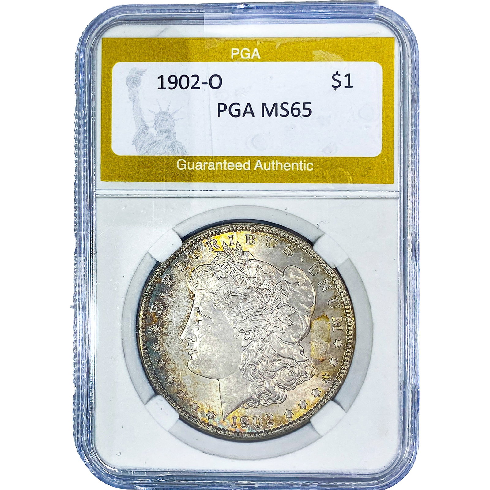 1902-O Morgan Silver Dollar PGA MS65 (1 of 2)