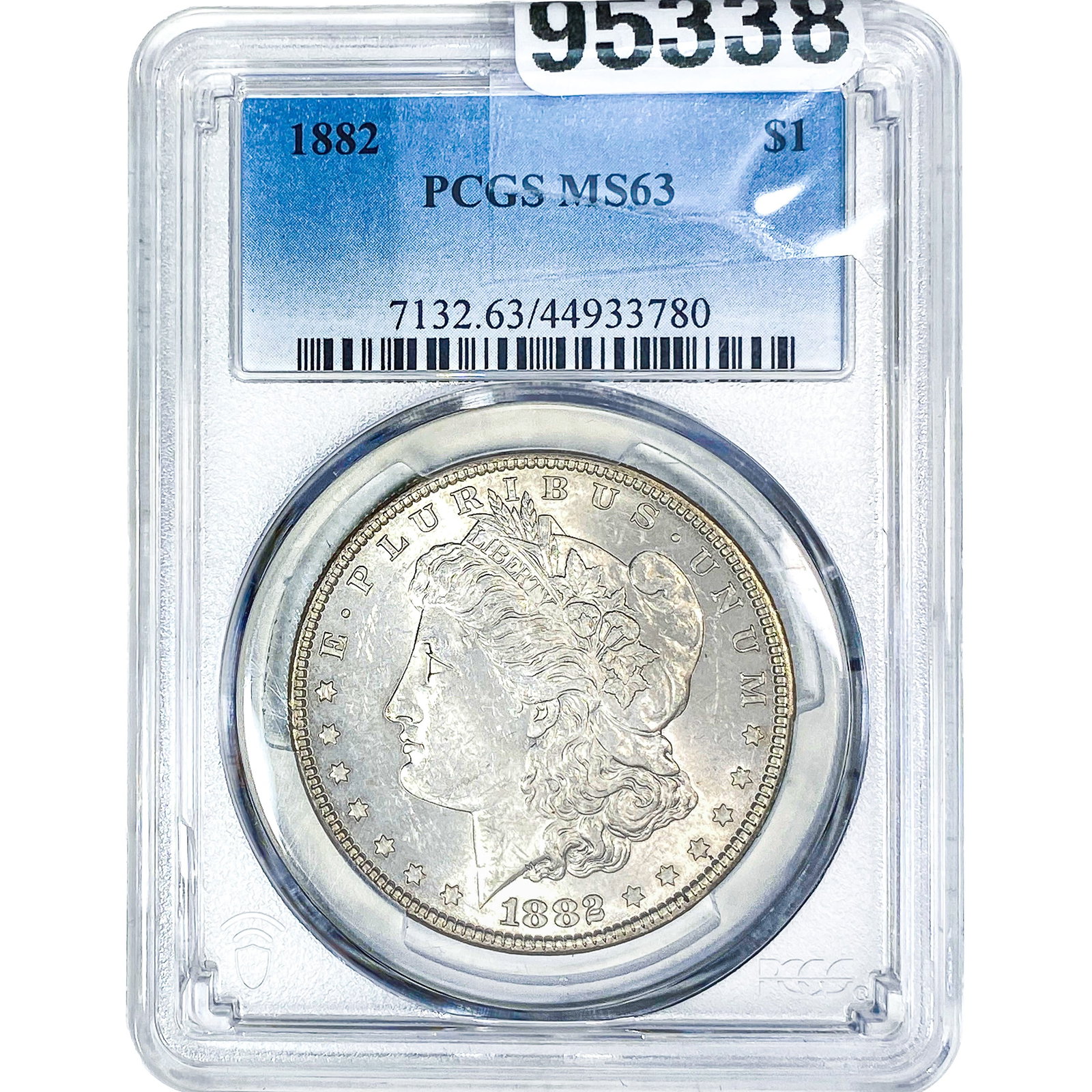 1882 Morgan Silver Dollar PCGS MS63: 1882 Morgan Silver Dollar PCGS MS63