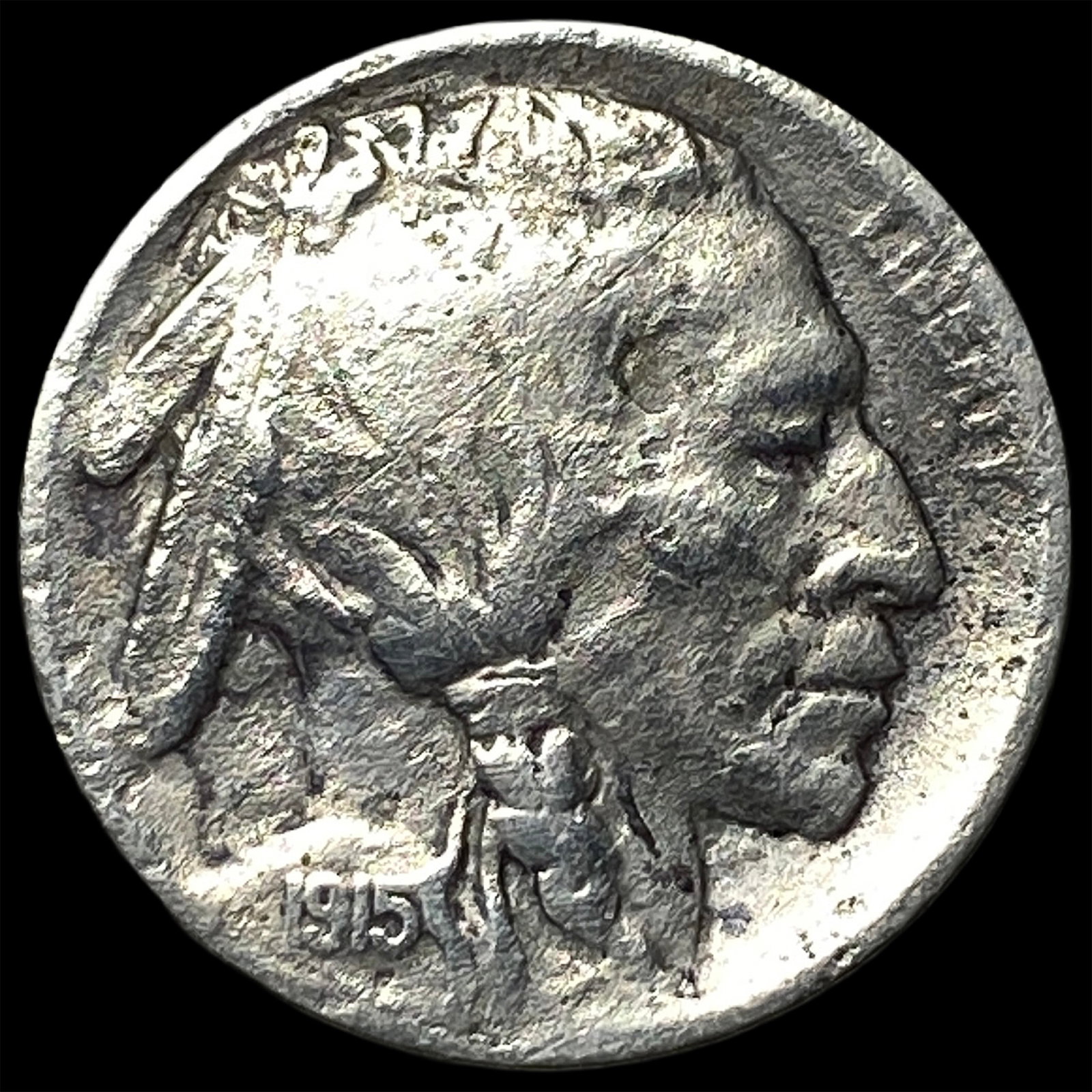 1915-S Buffalo Nickel LIGHTLY CIRCULATED: 1915-S Buffalo Nickel LIGHTLY CIRCULATED
