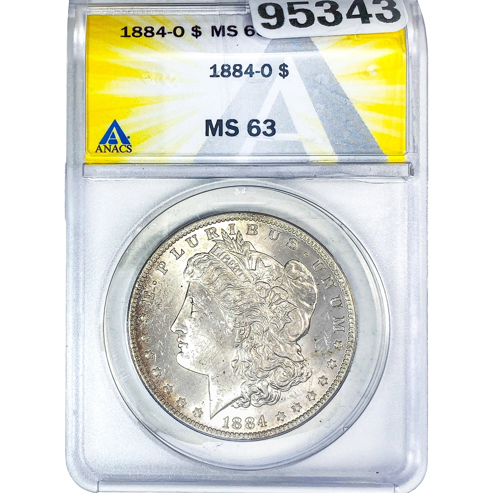 1884-O Morgan Silver Dollar ANACS MS63: 1884-O Morgan Silver Dollar ANACS MS63