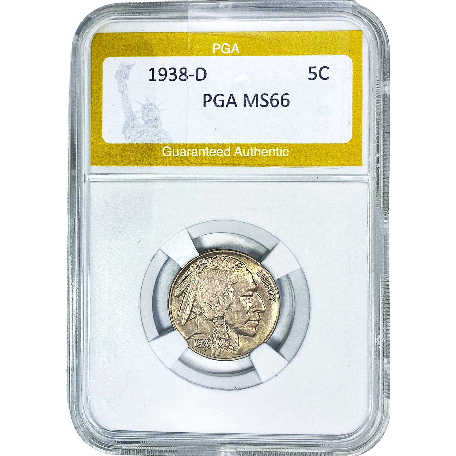1938-D Buffalo Nickel PGA MS66 (1 of 2)